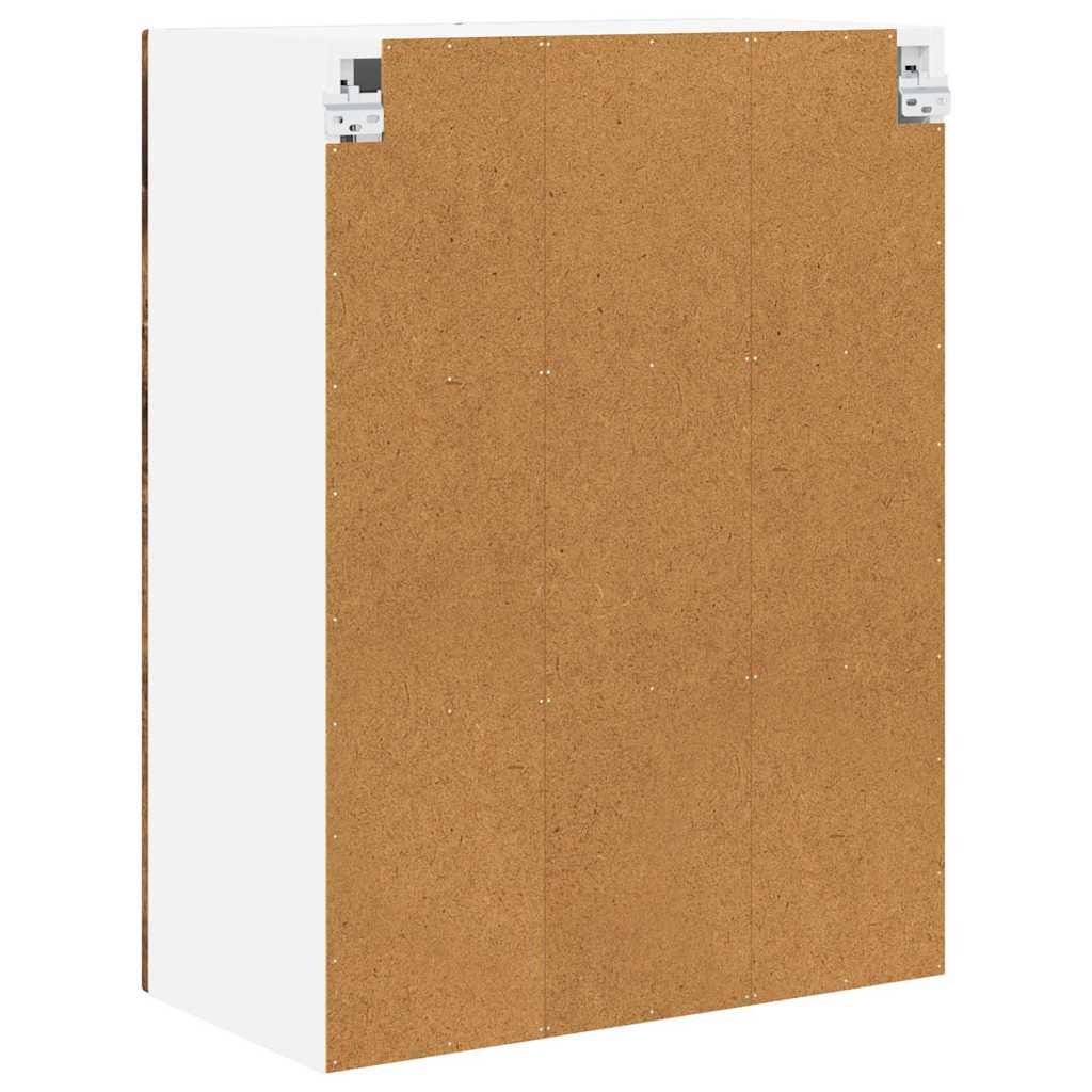 Küchenwandschrank mit Regal Geräucherte Eiche 60 x 31 x 80 cm