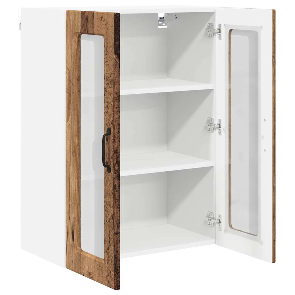Küchenwandschrank mit Tür Altholz 60 x 31 x 80 cm Holzwerkstoff