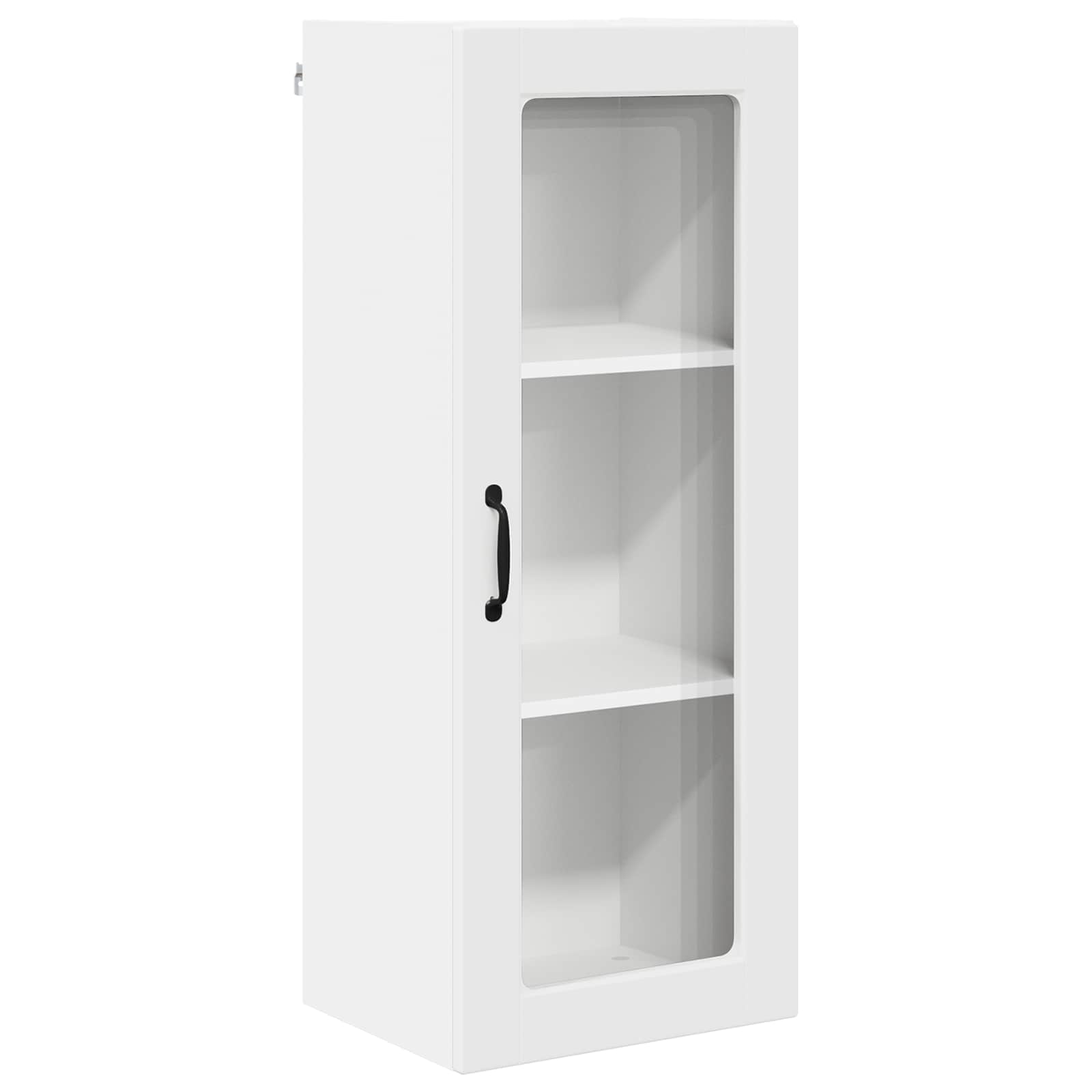Wandglas-Schrank PORTO Weiß 40 x 31 x 100 cm Holzwerkstoff