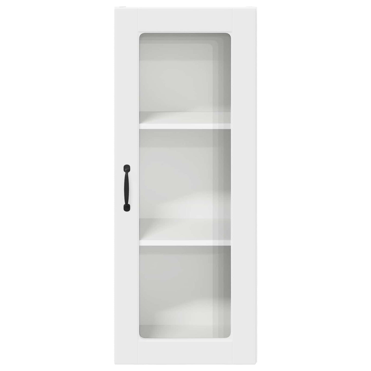 Wandglas-Schrank PORTO Weiß 40 x 31 x 100 cm Holzwerkstoff