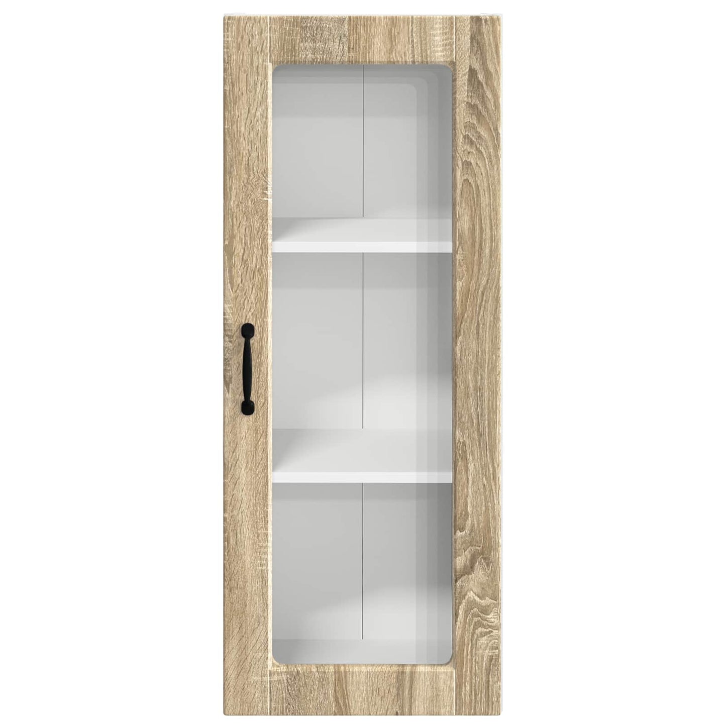 Wandglas-Schrank PORTO Sonoma-Eiche 40 x 31 x 100 cm