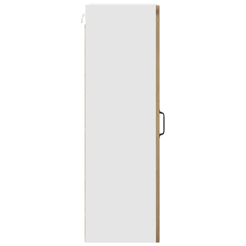 Wandglas-Schrank PORTO Artisan-Eiche 40 x 31 x 100 cm