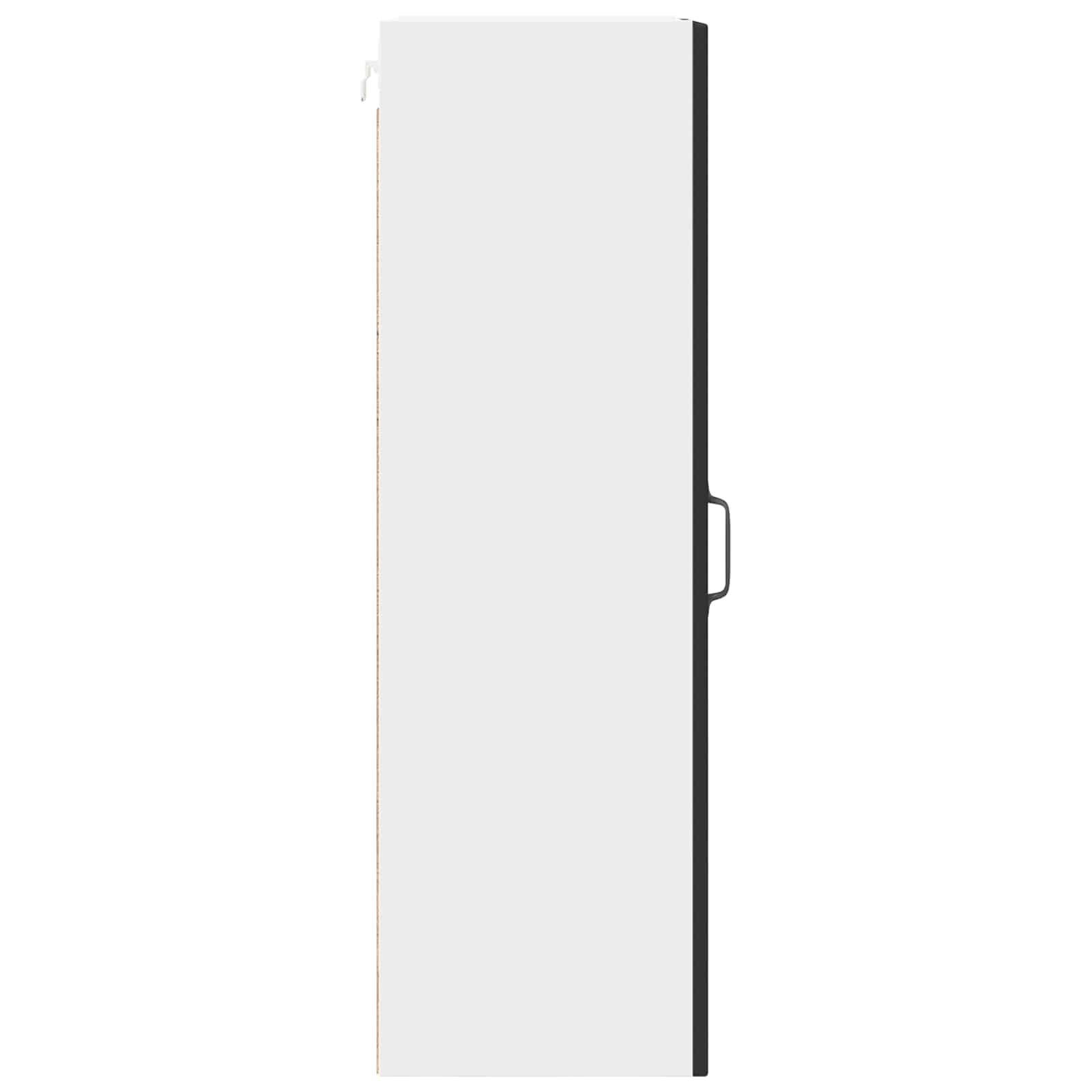 Wandschrank PORTO Schwarz 30 x 31 x 100 cm Holzwerkstoff