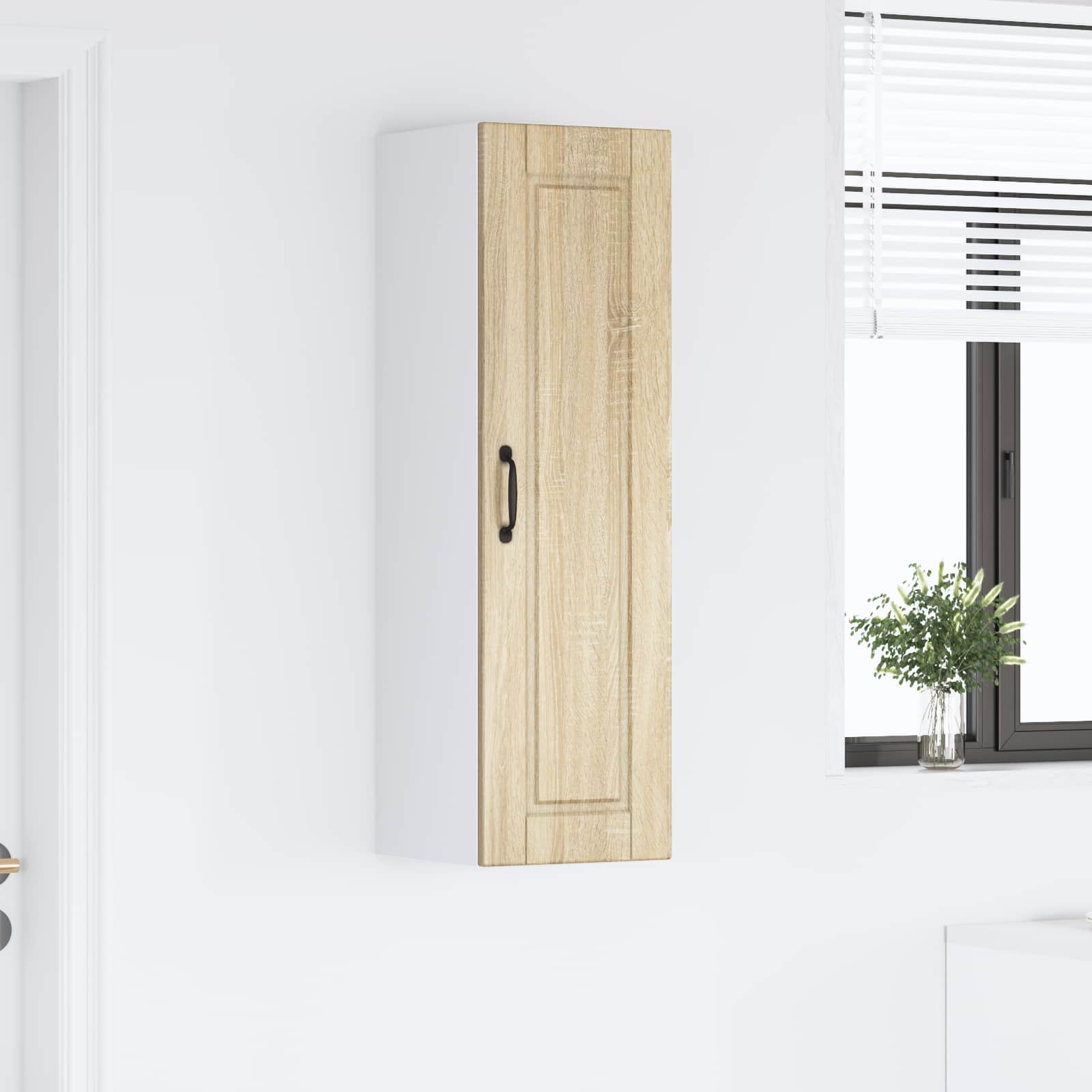 Wandschrank PORTO Sonoma-Eiche 30 x 31 x 100 cm Holzwerkstoff