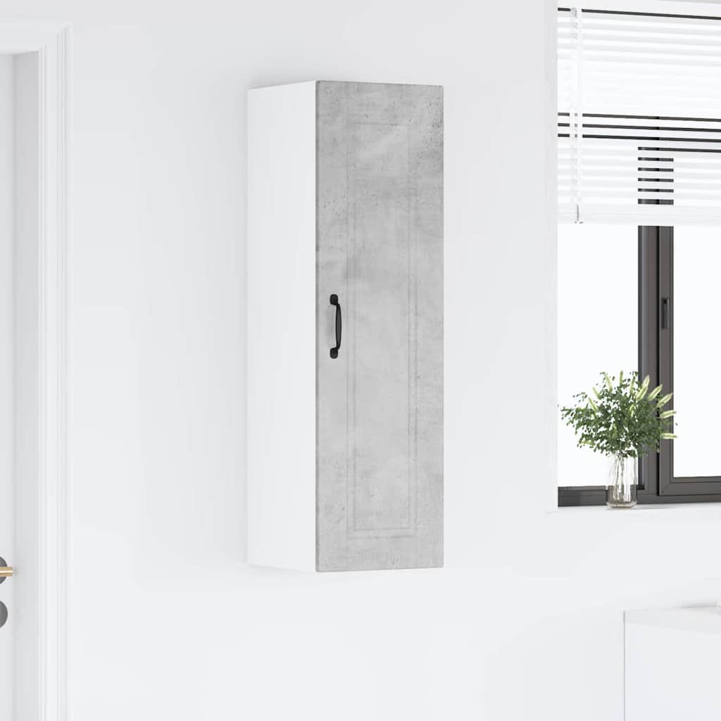 Küchenwandschrank Beton Grau 30 x 31 x 100 cm Holzwerkstoff