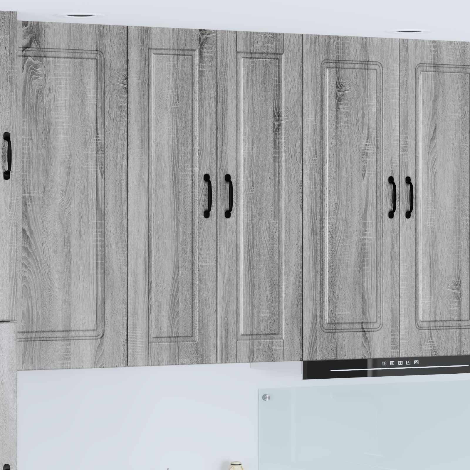 Wandschrank PORTO Graues Sonoma 30 x 31 x 100 cm Holzwerkstoff