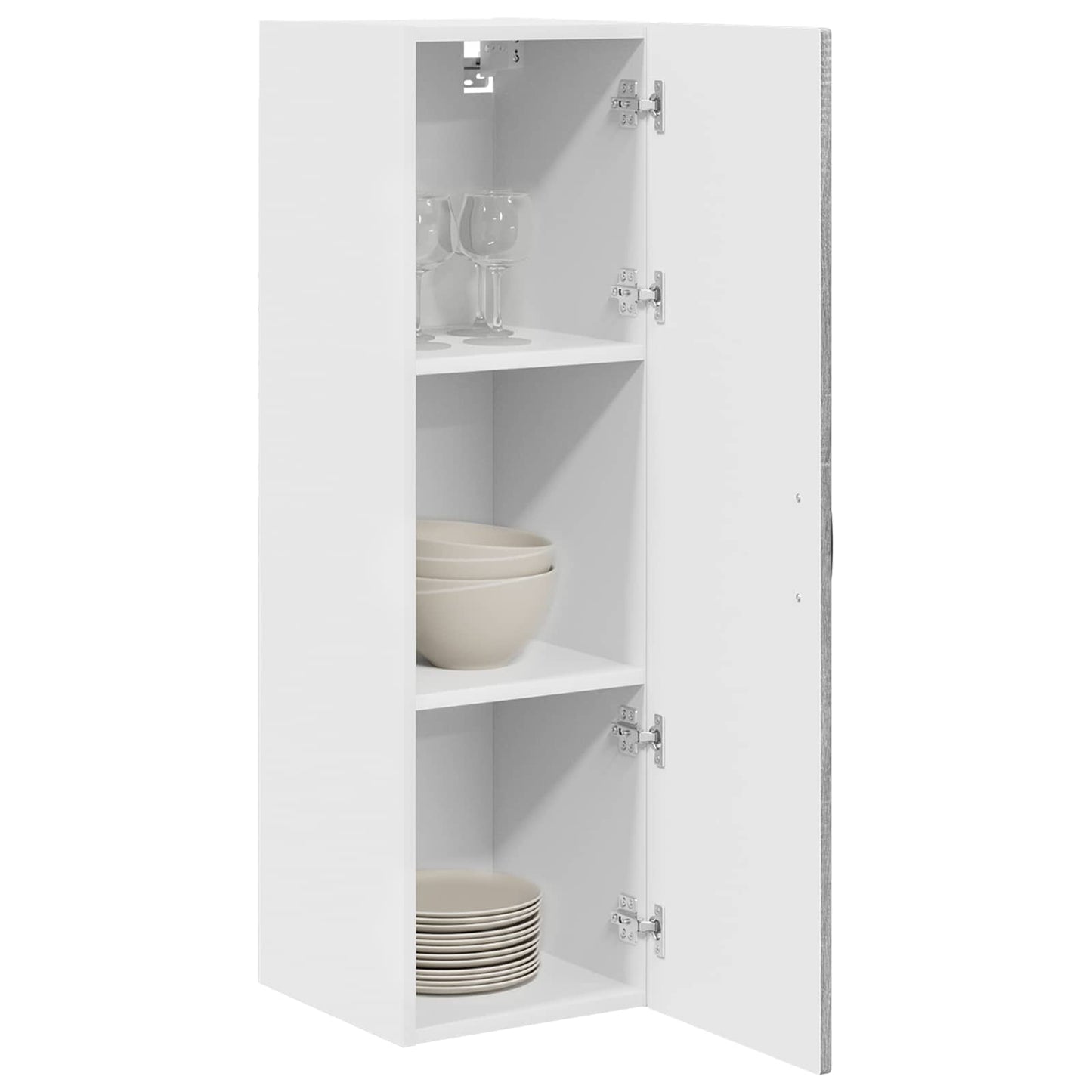 Wandschrank PORTO Graues Sonoma 30 x 31 x 100 cm Holzwerkstoff