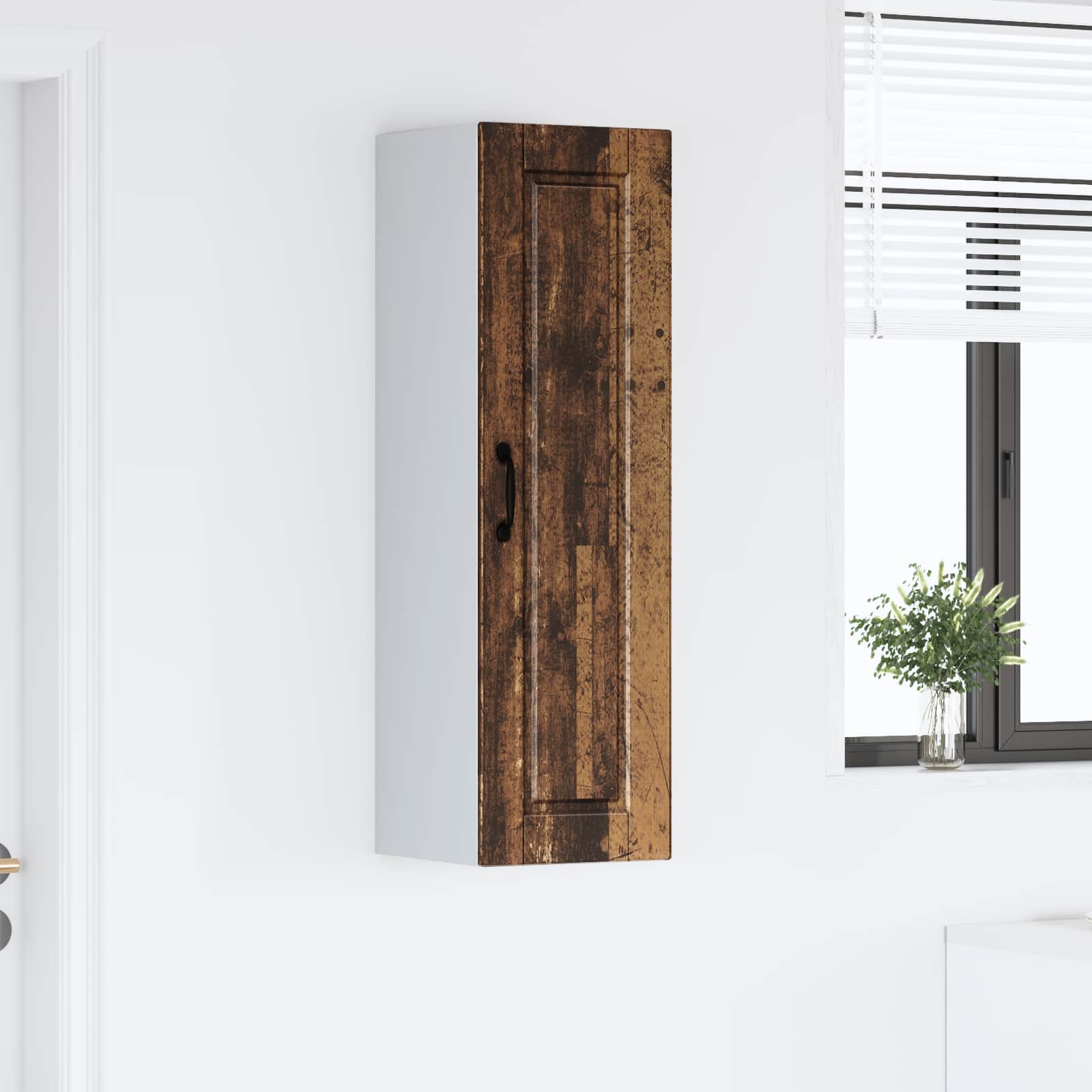 Wandschrank PORTO Altholz 30 x 31 x 100 cm Holzwerkstoff