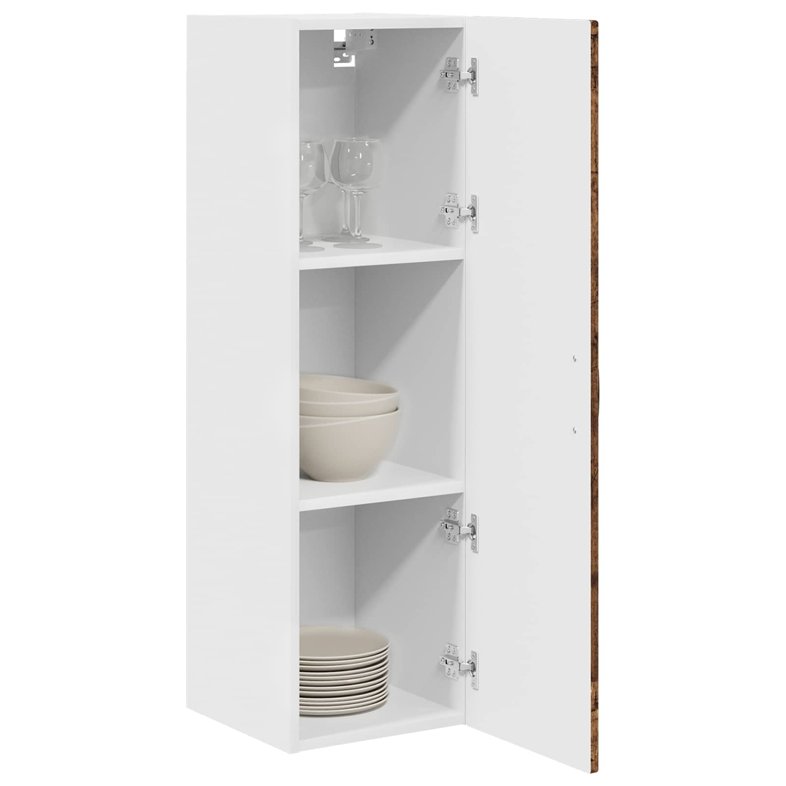 Wandschrank PORTO Altholz 30 x 31 x 100 cm Holzwerkstoff