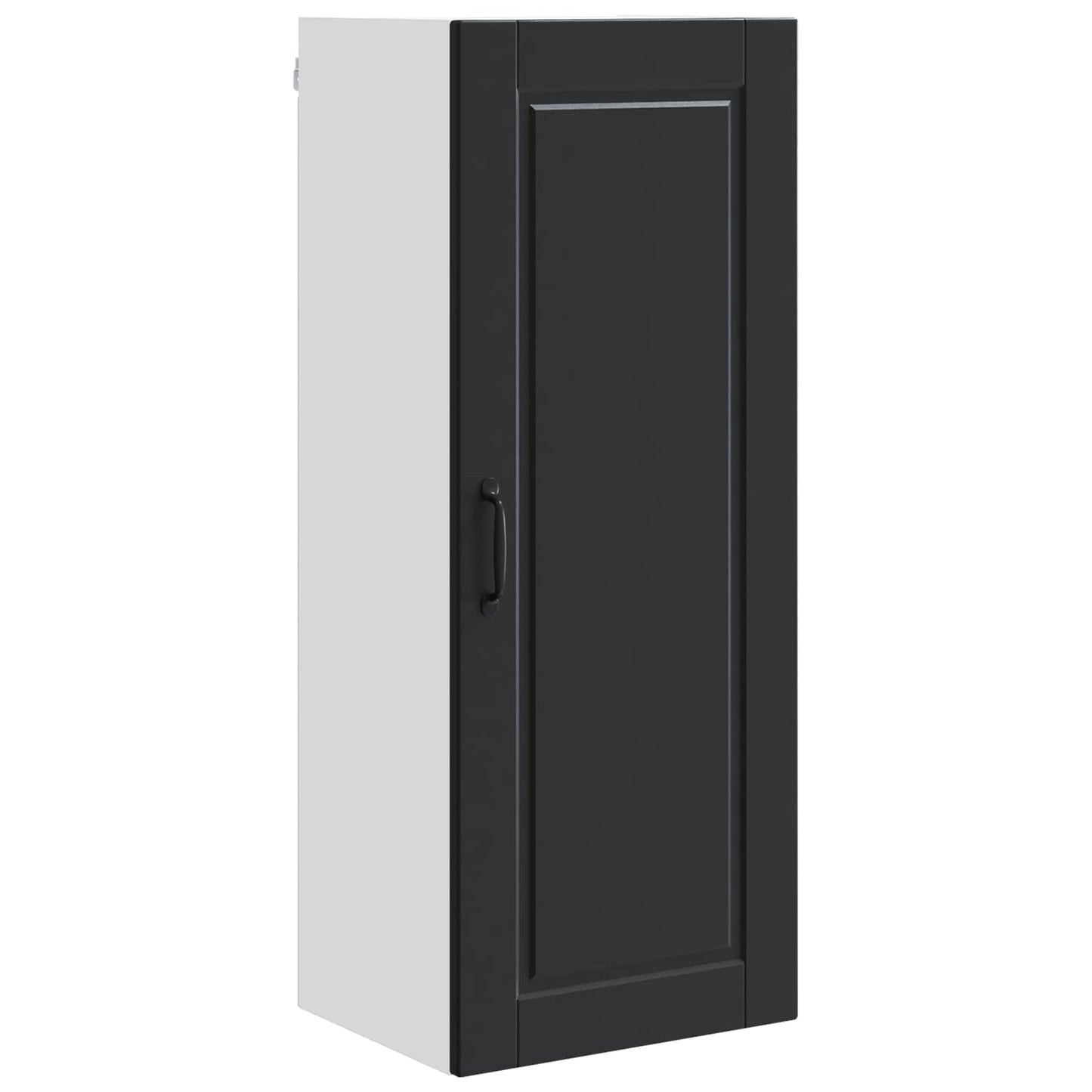 Wandschrank PORTO Schwarz 40 x 31 x 100 cm Holzwerkstoff