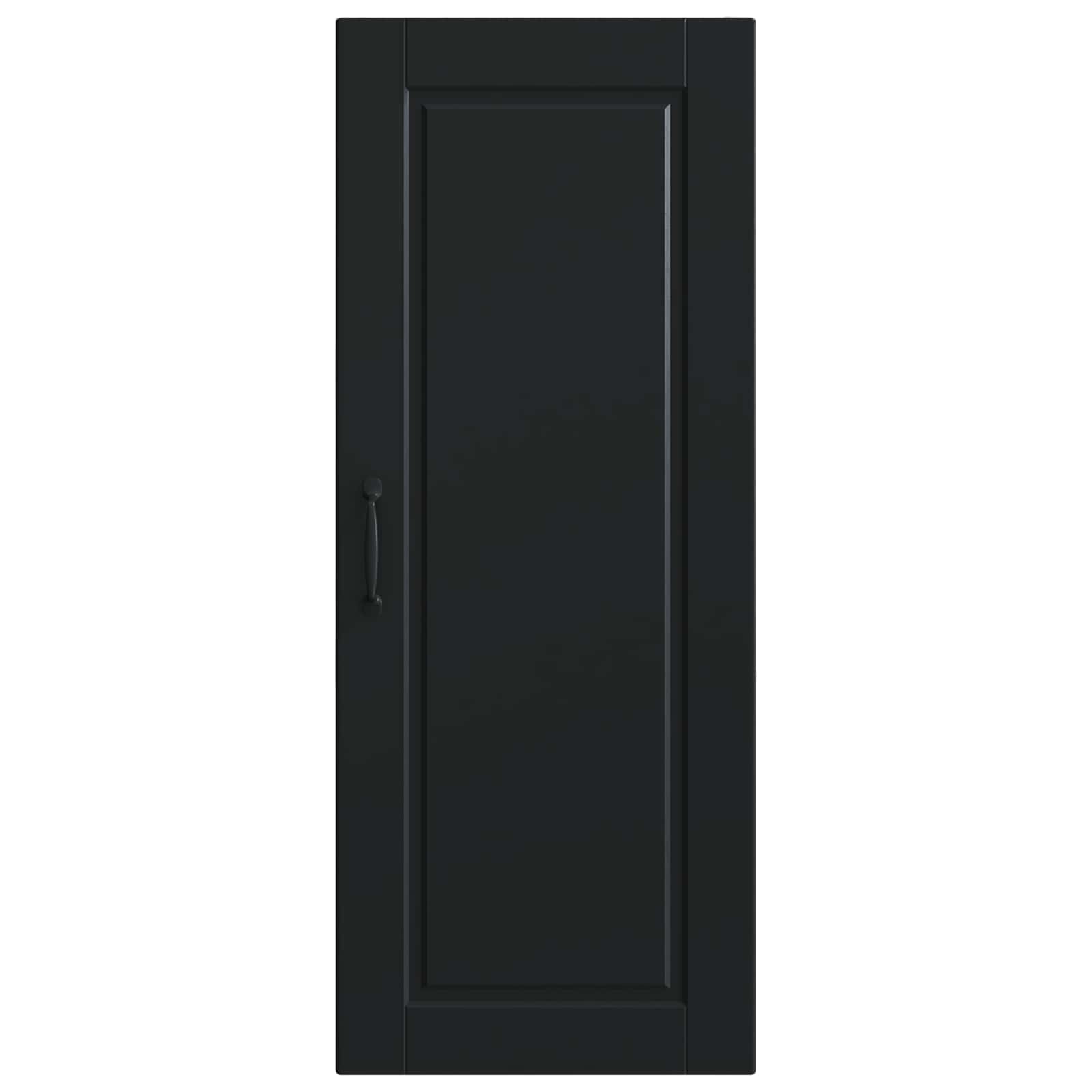 Wandschrank PORTO Schwarz 40 x 31 x 100 cm Holzwerkstoff