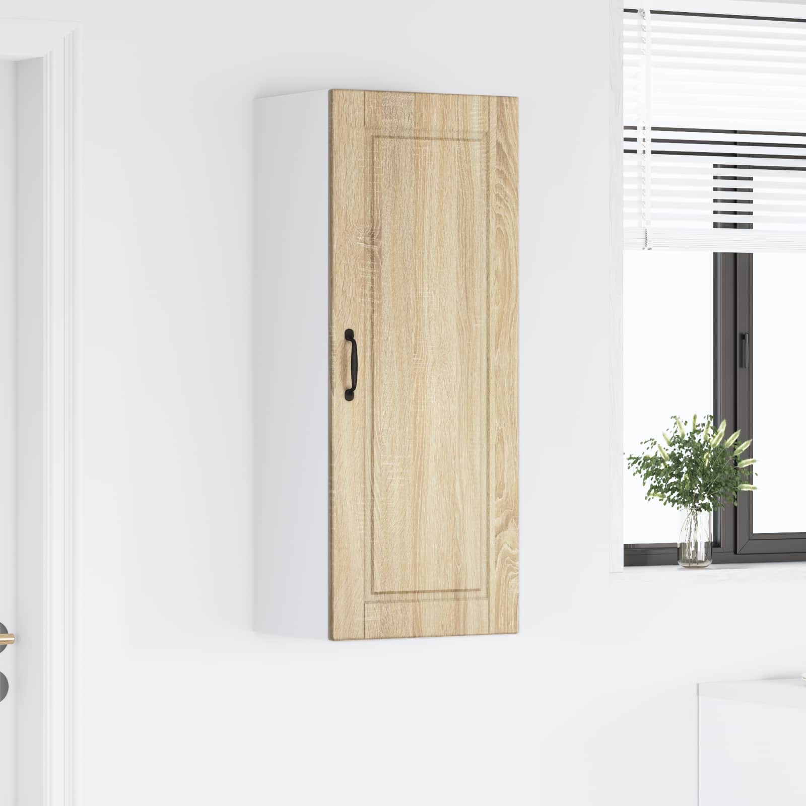 Wandschrank PORTO Sonoma-Eiche 40 x 31 x 100 cm Holzwerkstoff