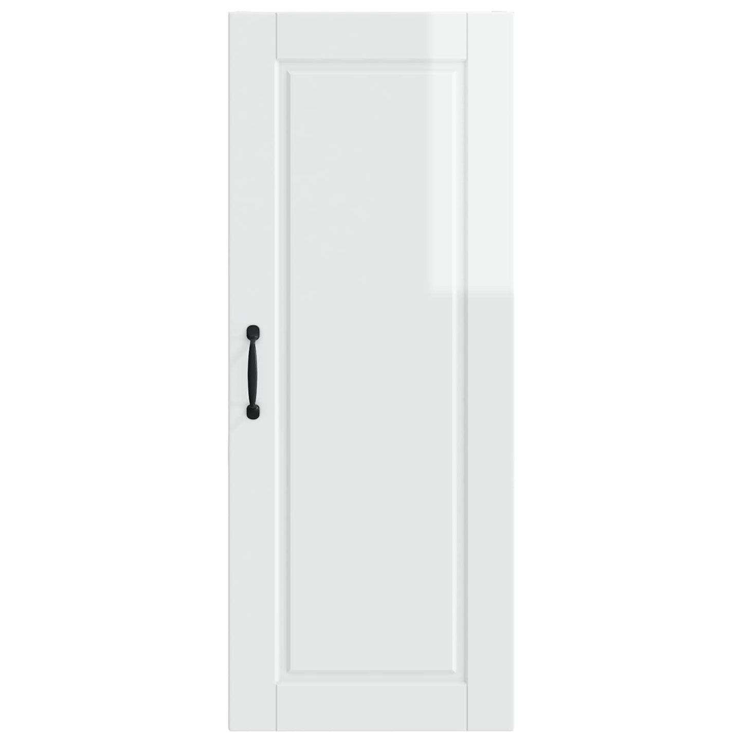 Wandschrank PORTO Hochglanz Weiß 40 x 31 x 100 cm Holzwerkstoff