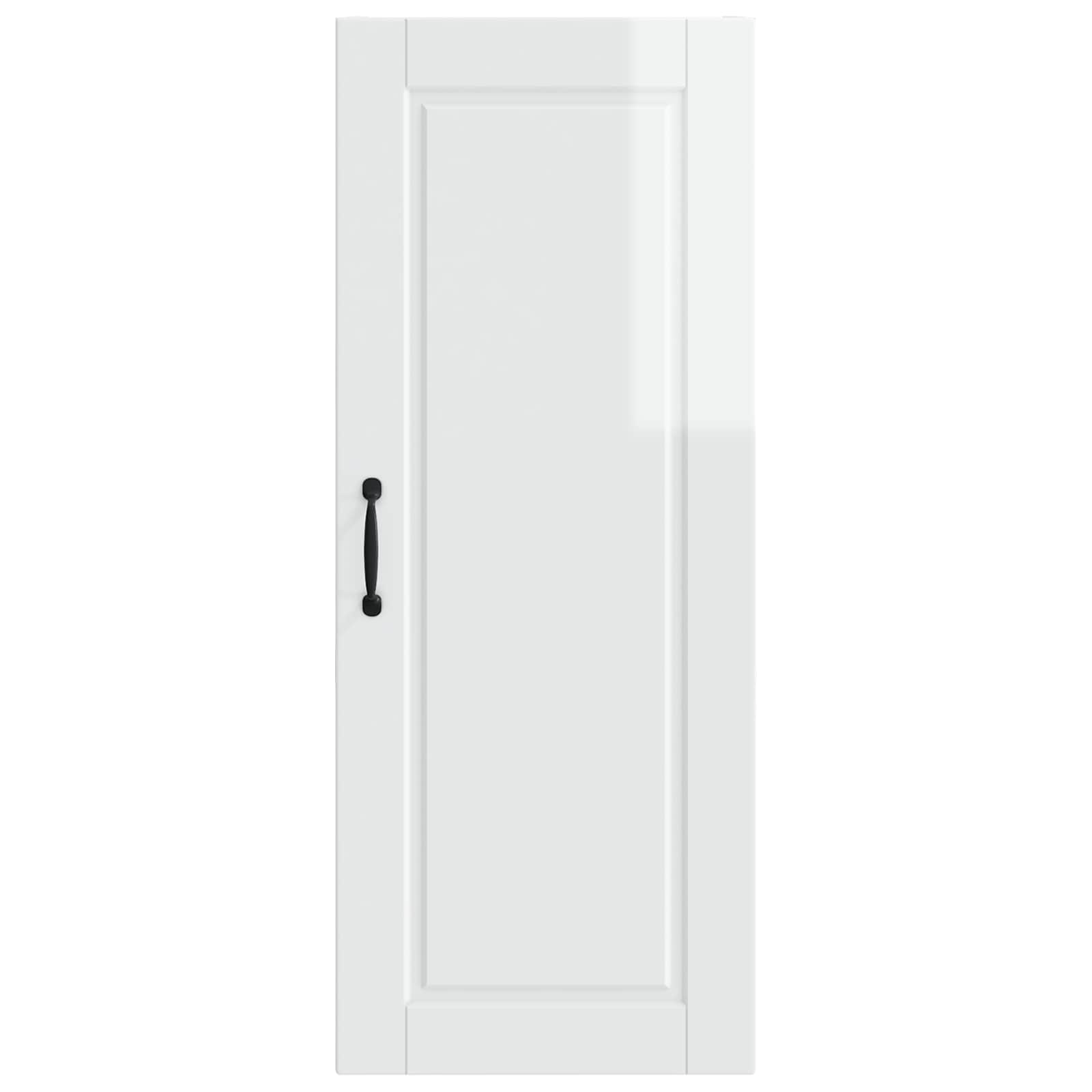 Wandschrank PORTO Hochglanz Weiß 40 x 31 x 100 cm Holzwerkstoff