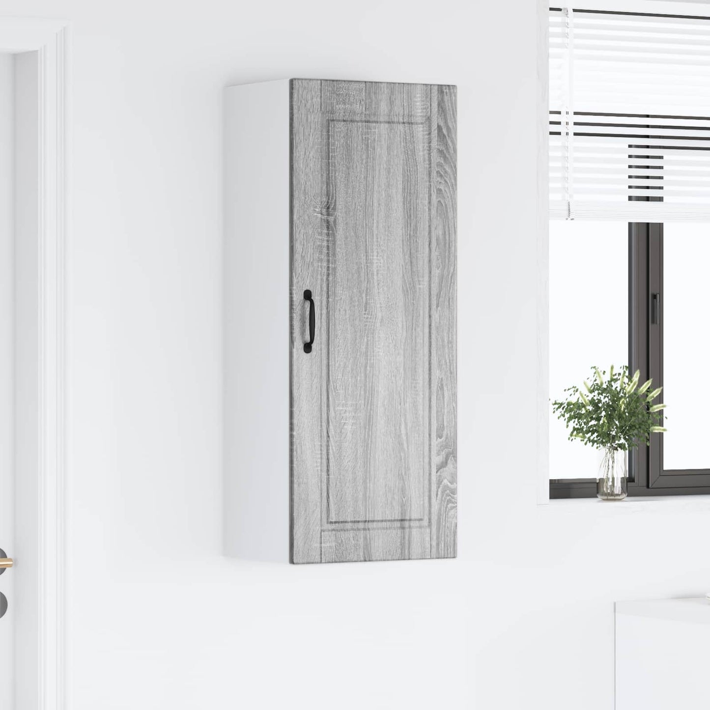 Wandschrank PORTO Graues Sonoma 40 x 31 x 100 cm Holzwerkstoff