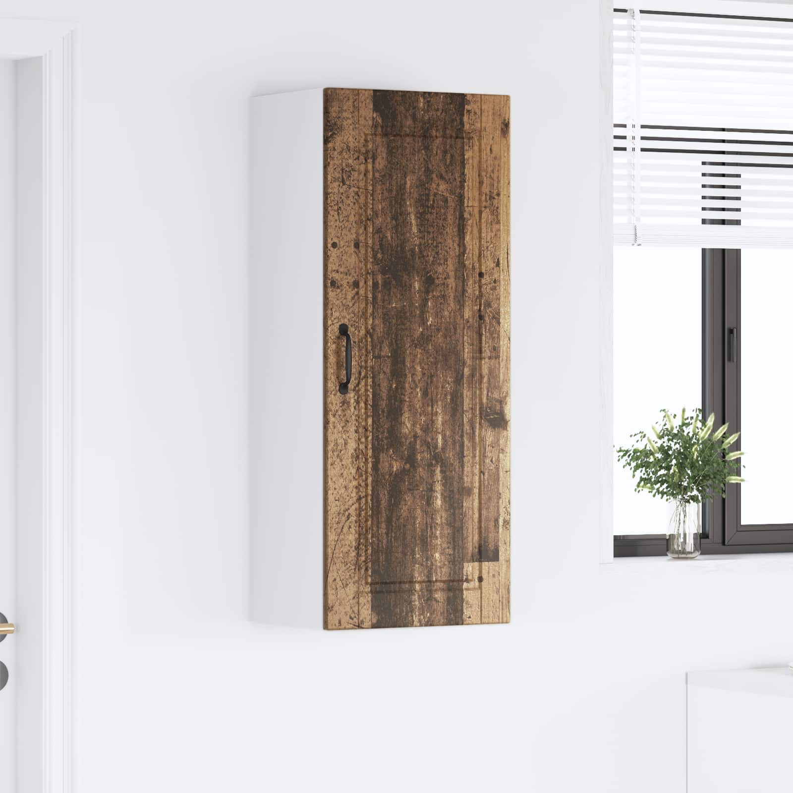 Wandschrank PORTO Altholz 40 x 31 x 100 cm Holzwerkstoff