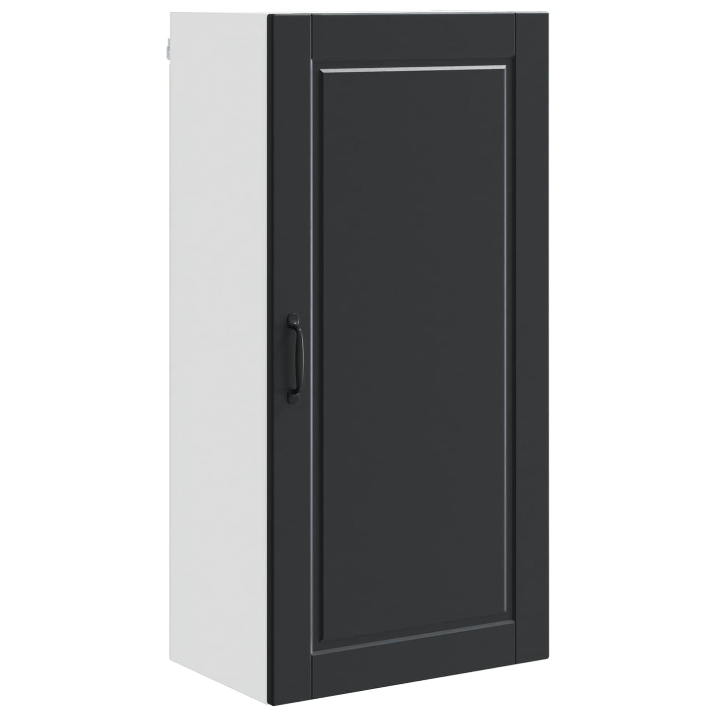Wandschrank PORTO Schwarz 50 x 31 x 100 cm Holzwerkstoff