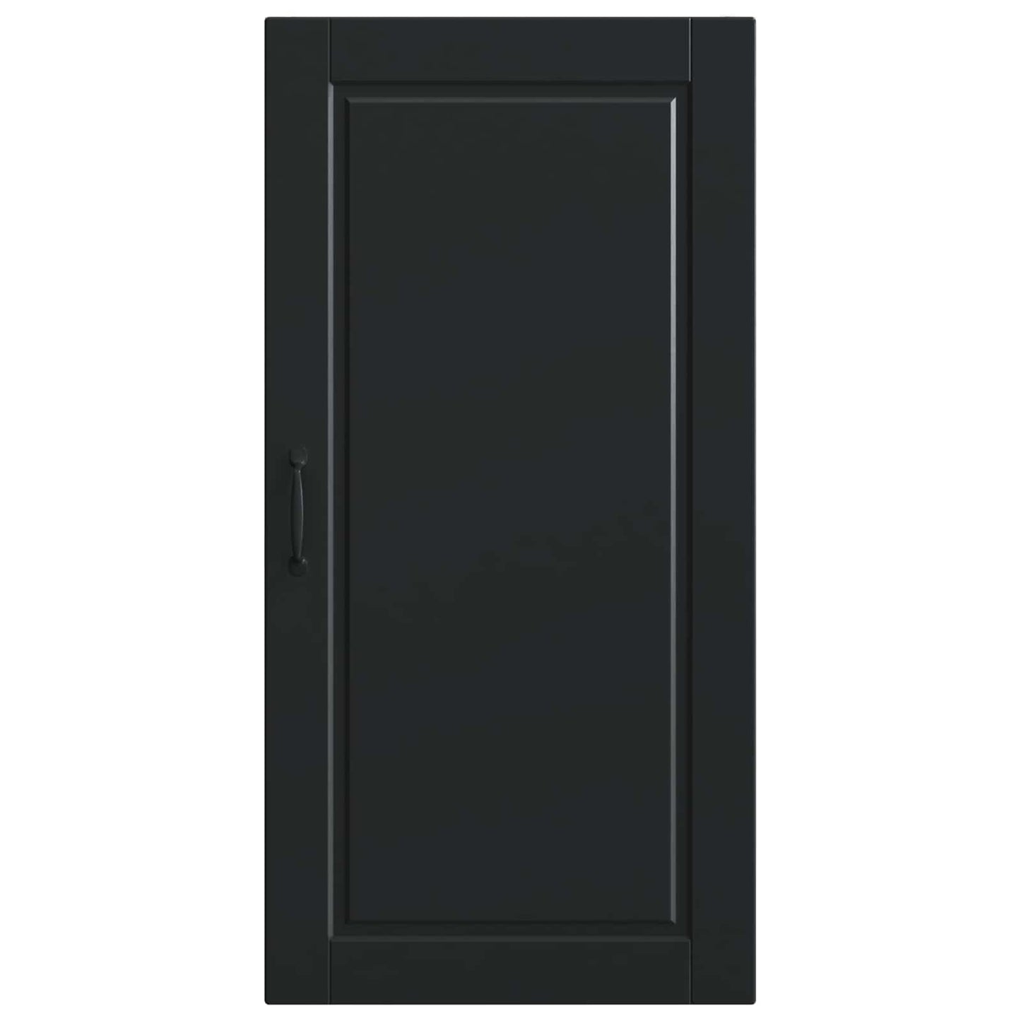 Wandschrank PORTO Schwarz 50 x 31 x 100 cm Holzwerkstoff