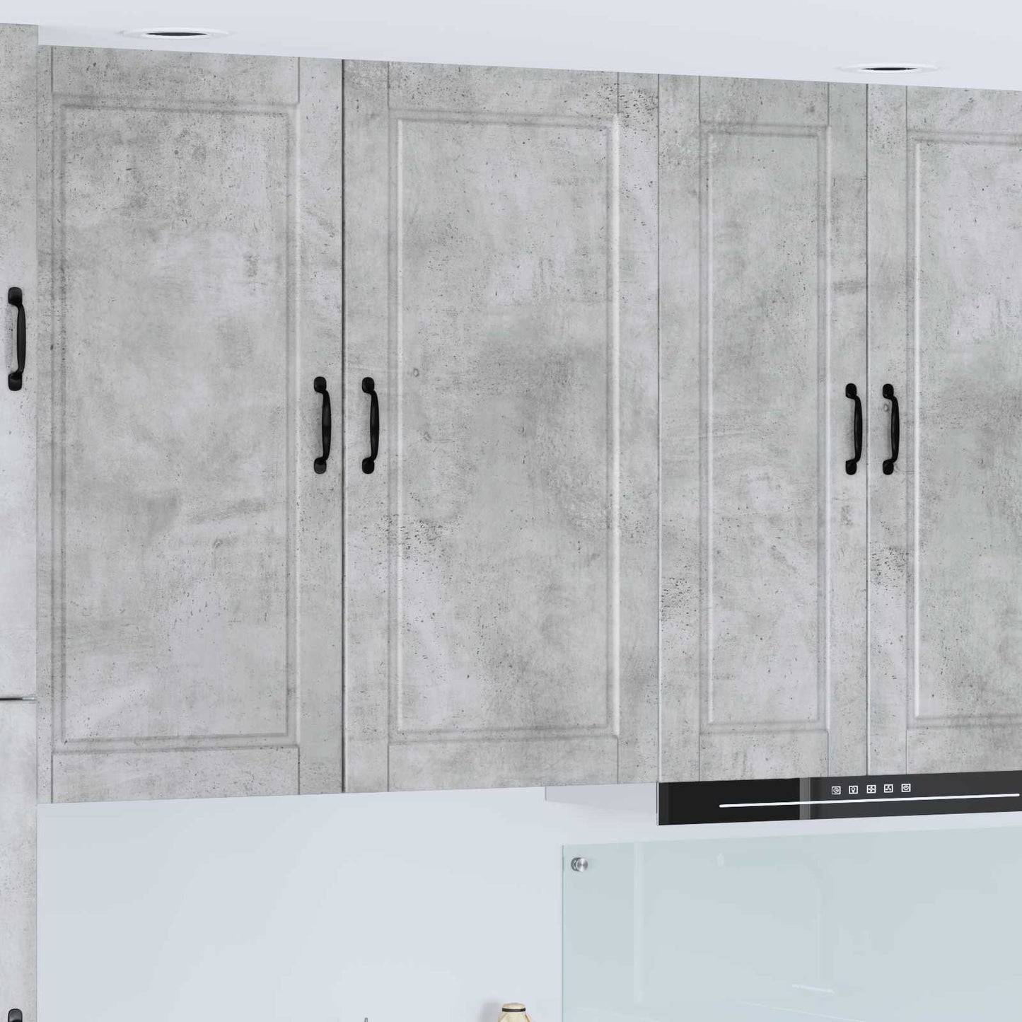 Wandschrank PORTO Beton Grau 50 x 31 x 100 cm Holzwerkstoff