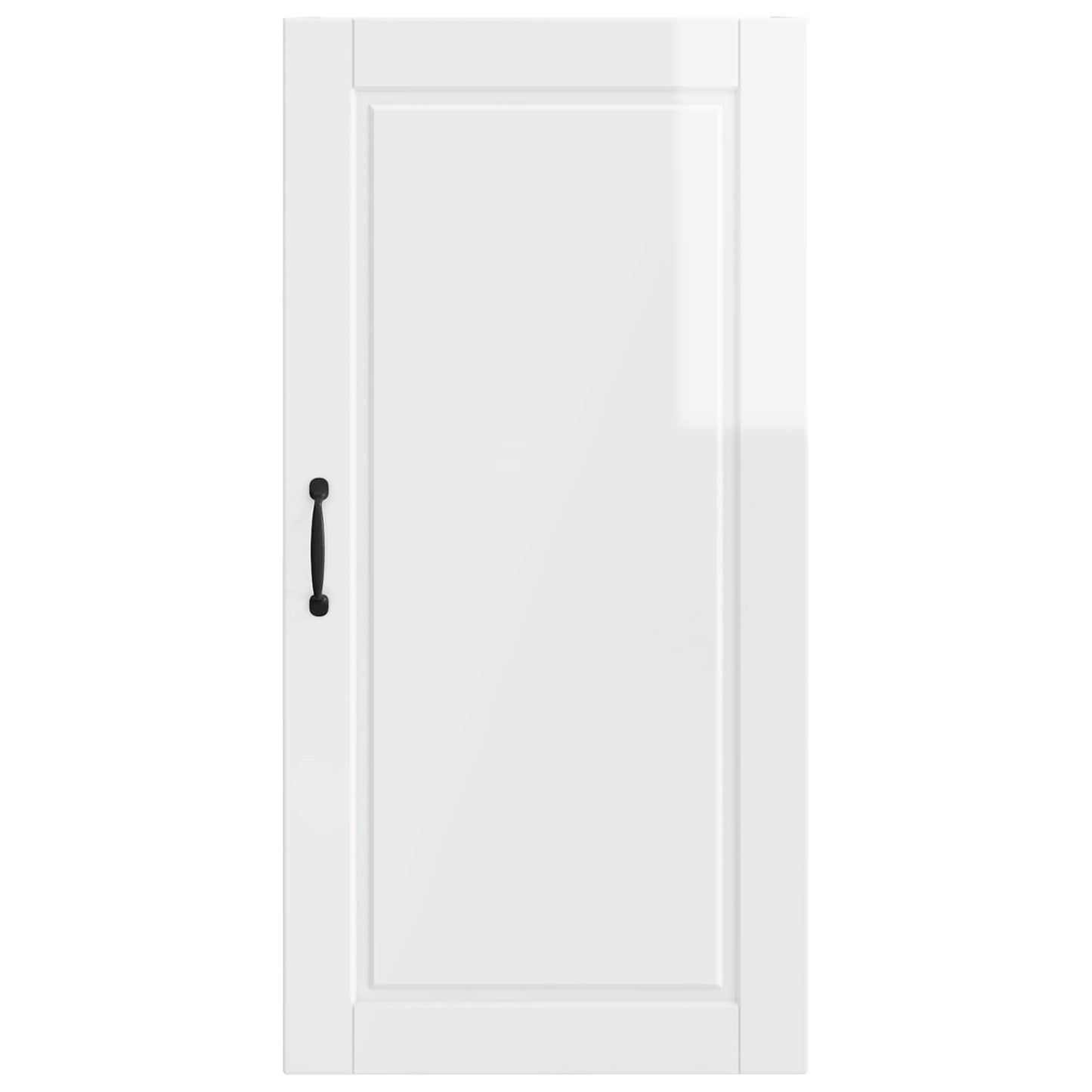 Wandschrank PORTO Hochglanz Weiß 50 x 31 x 100 cm Holzwerkstoff