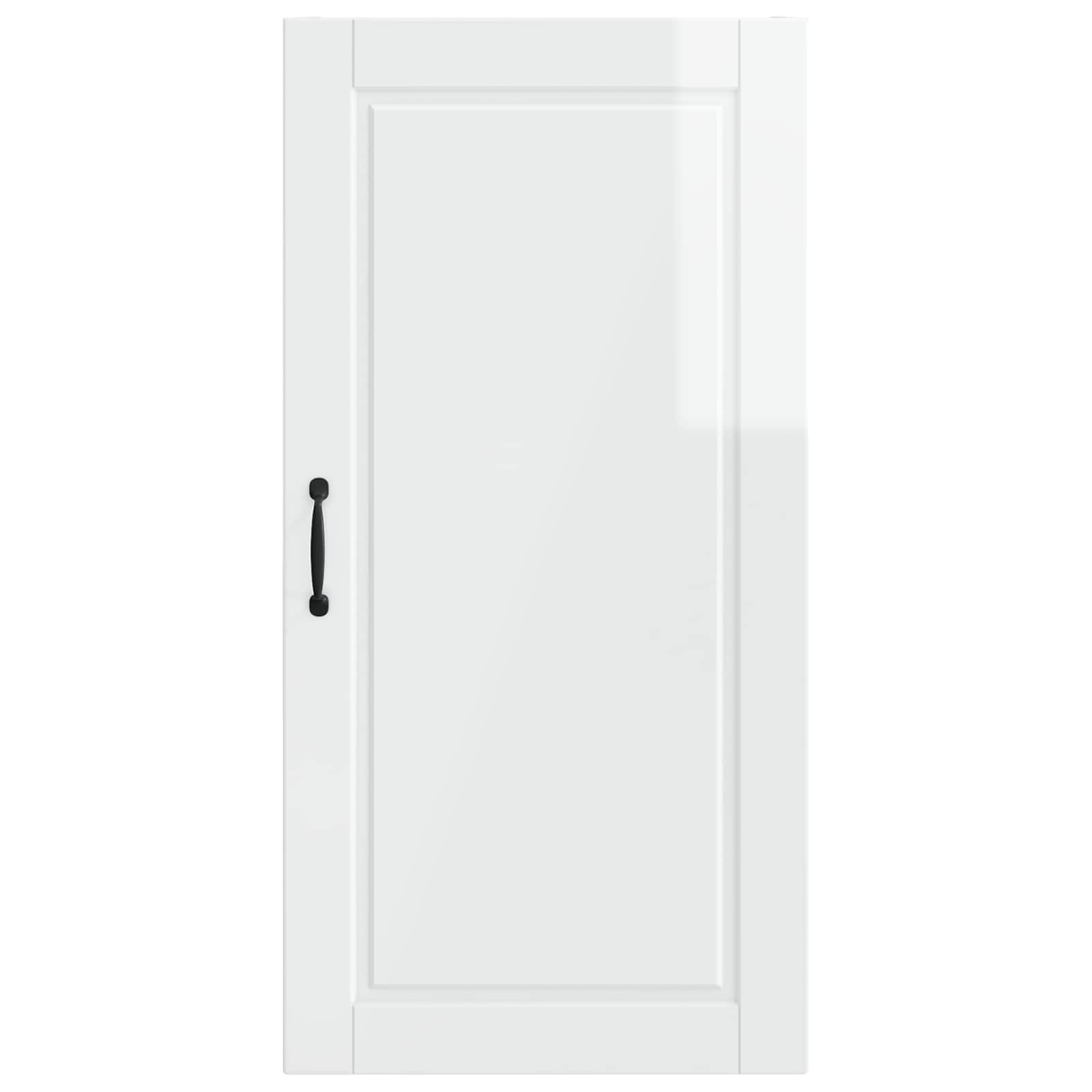 Wandschrank PORTO Hochglanz Weiß 50 x 31 x 100 cm Holzwerkstoff