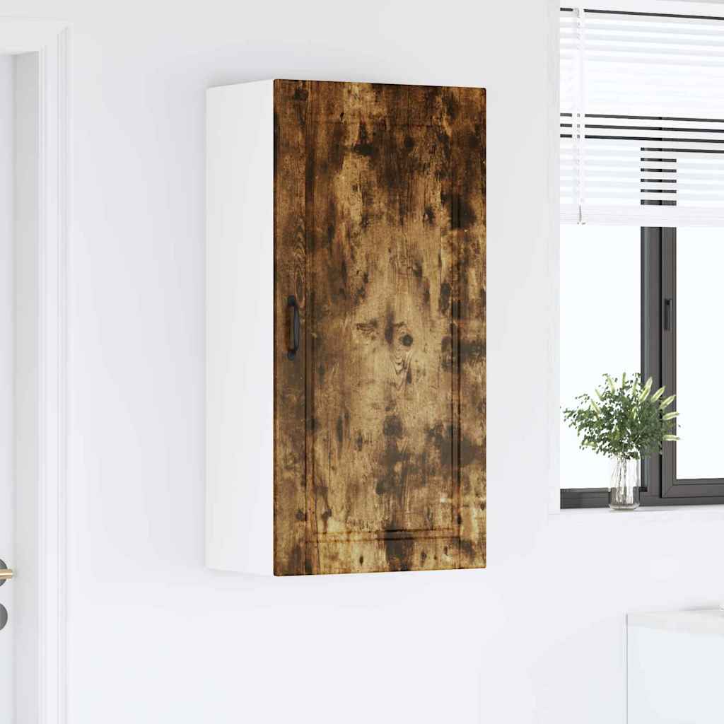 Küchenwandschrank mit Regal Geräucherte Eiche 50 x 31 x 100 cm