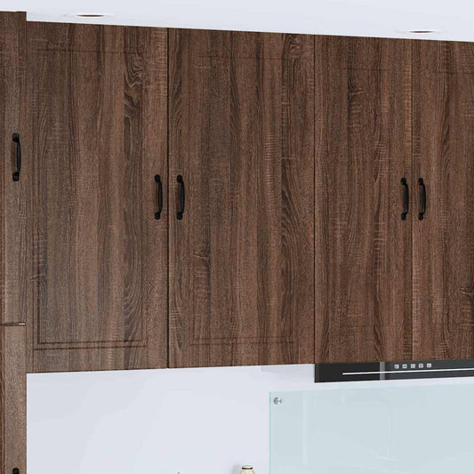 Küchenwandschrank mit Regal Braun Eichen-Optik 50 x 31 x 100 cm