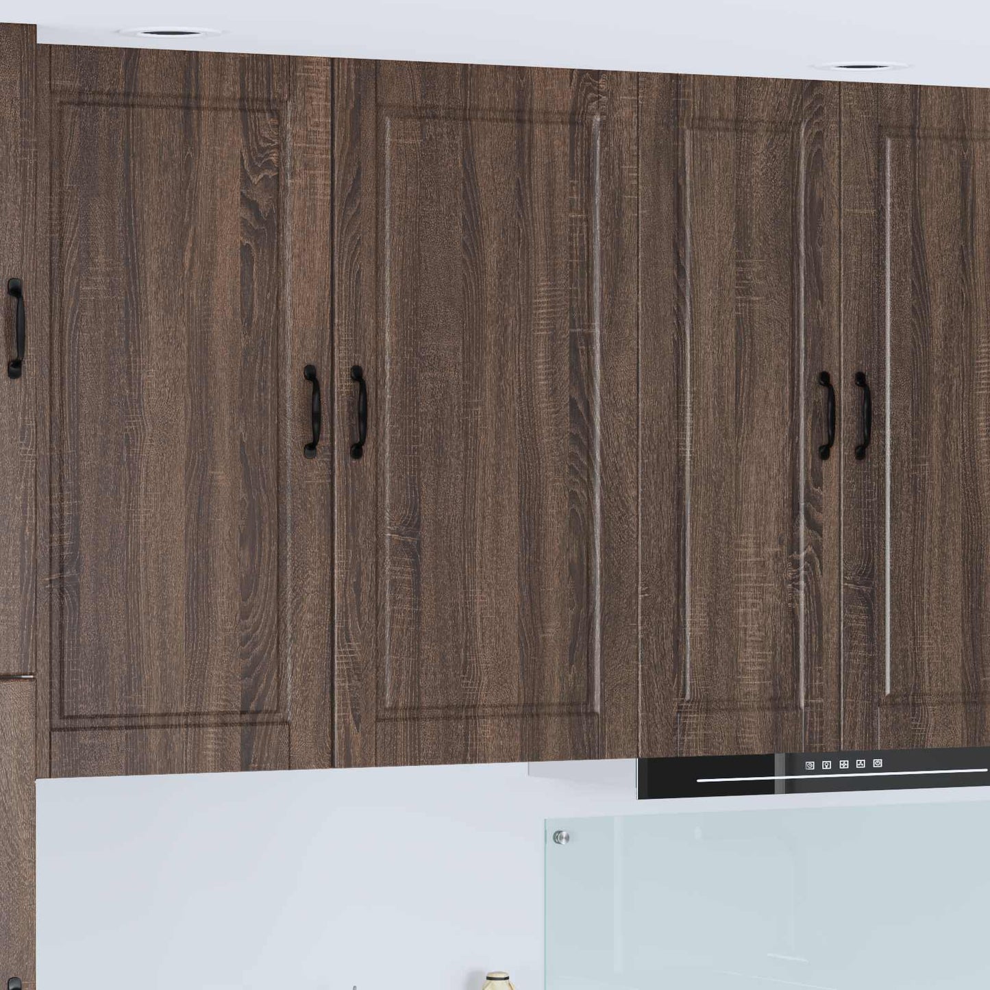Wandschrank PORTO Braun Eichen-Optik 50 x 31 x 100 cm