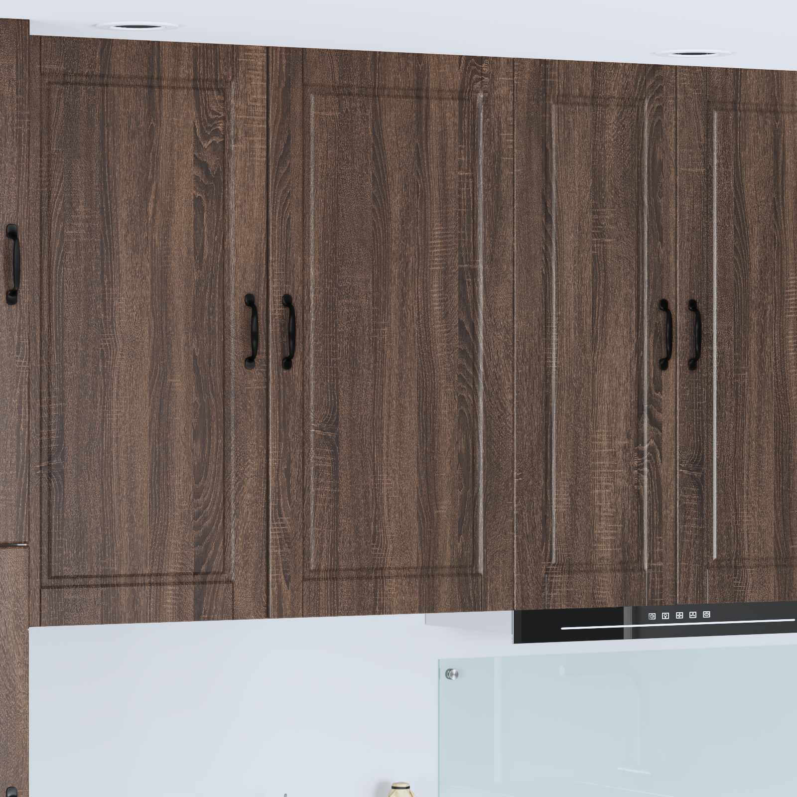 Wandschrank PORTO Braun Eichen-Optik 50 x 31 x 100 cm