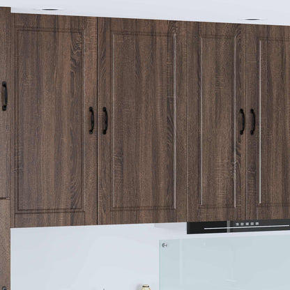 Wandschrank PORTO Braun Eichen-Optik 50 x 31 x 100 cm