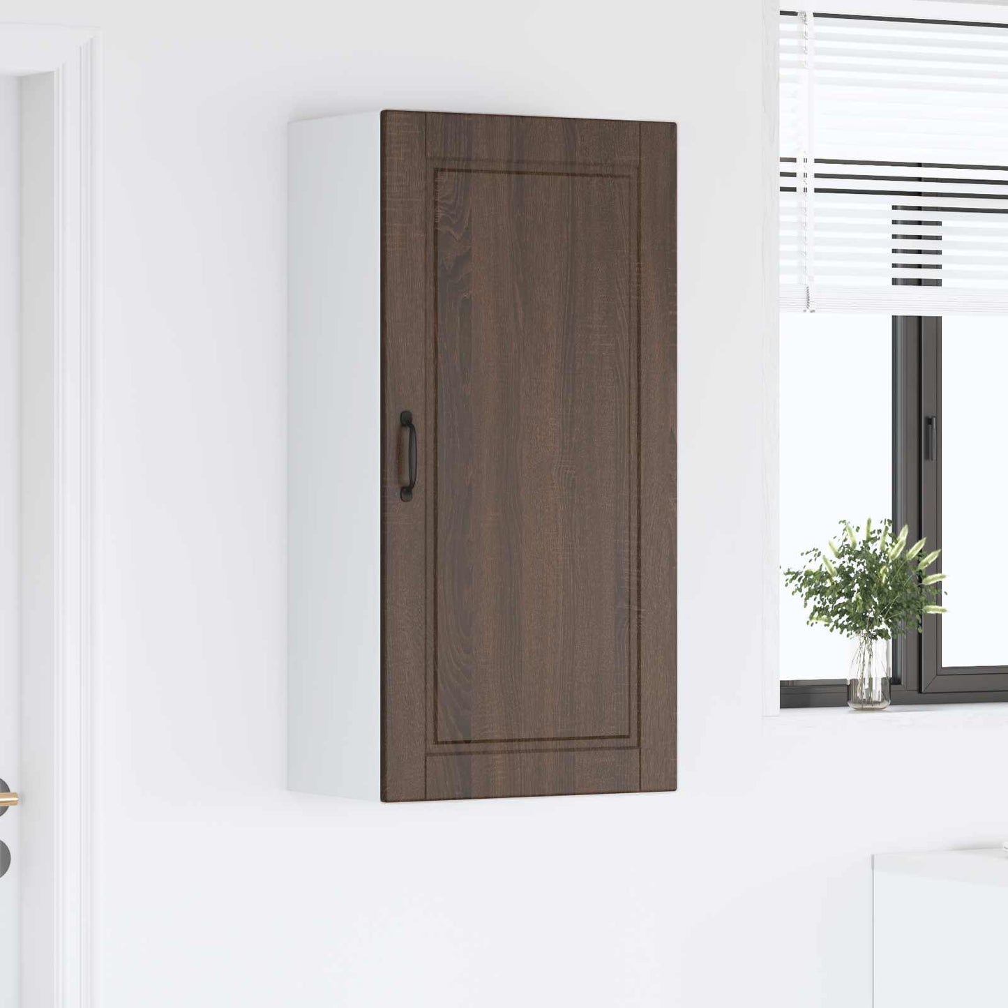 Wandschrank PORTO Braun Eichen-Optik 50 x 31 x 100 cm