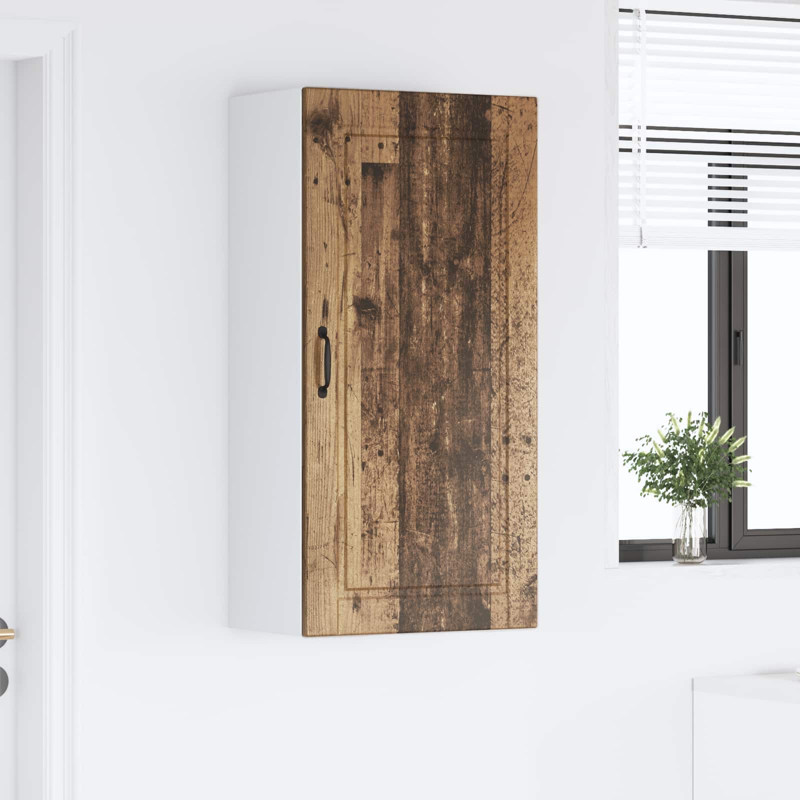 Wandschrank PORTO Altholz 50 x 31 x 100 cm Holzwerkstoff