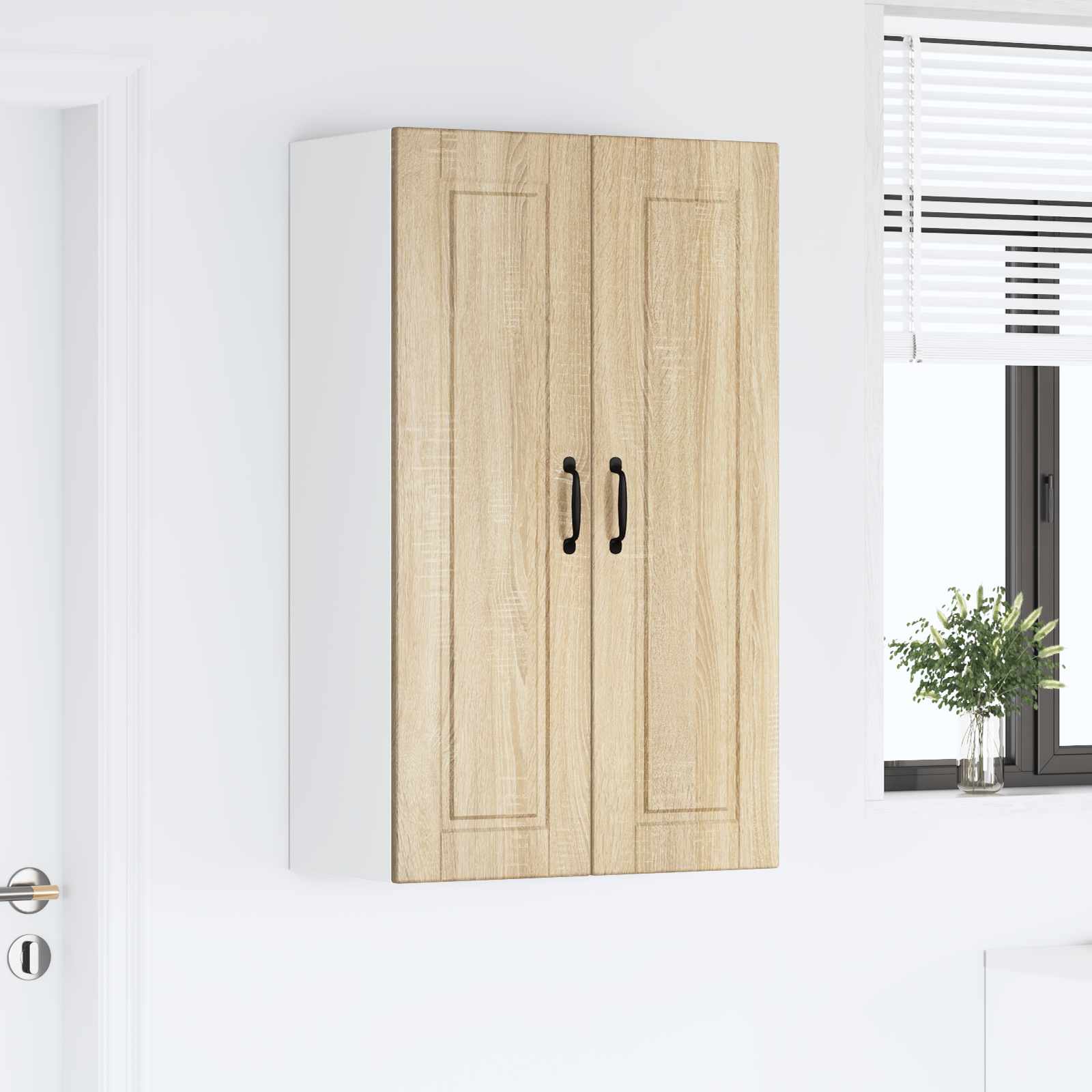 Wandschrank PORTO Sonoma-Eiche 60 x 31 x 100 cm Holzwerkstoff