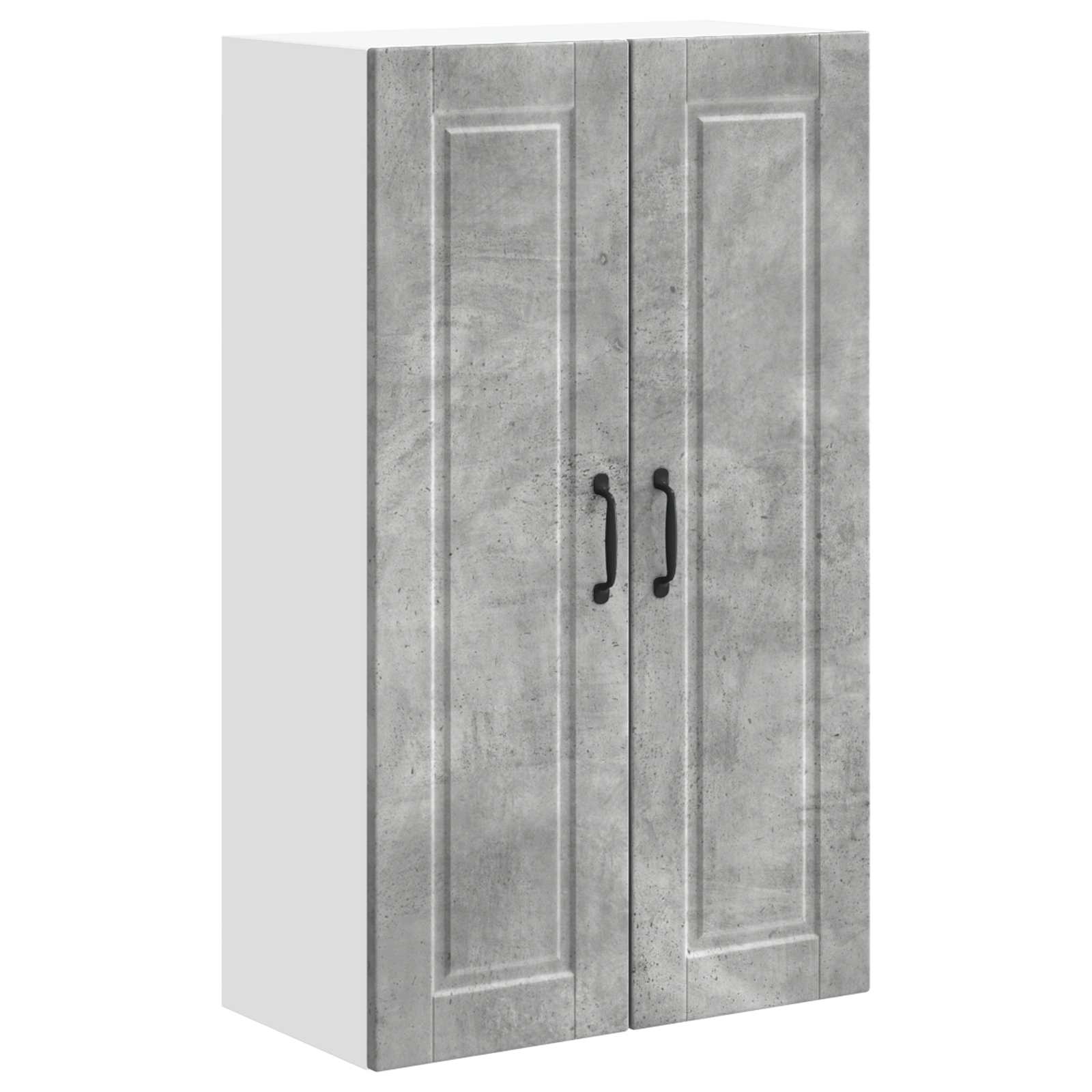 Wandschrank PORTO Beton Grau 60 x 31 x 100 cm Holzwerkstoff