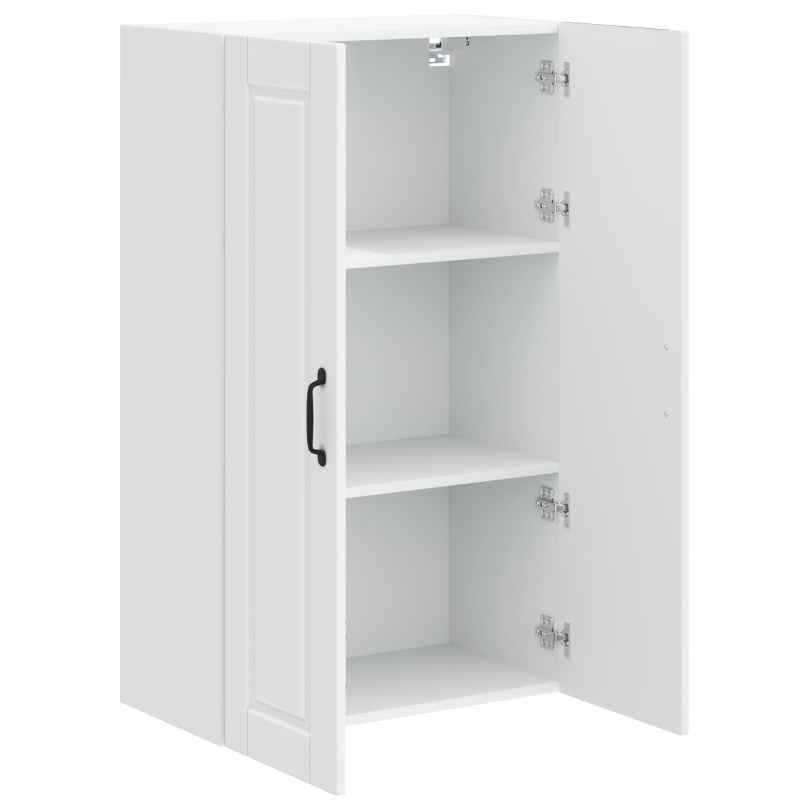 Wandschrank PORTO Hochglanz Weiß 60 x 31 x 100 cm Holzwerkstoff