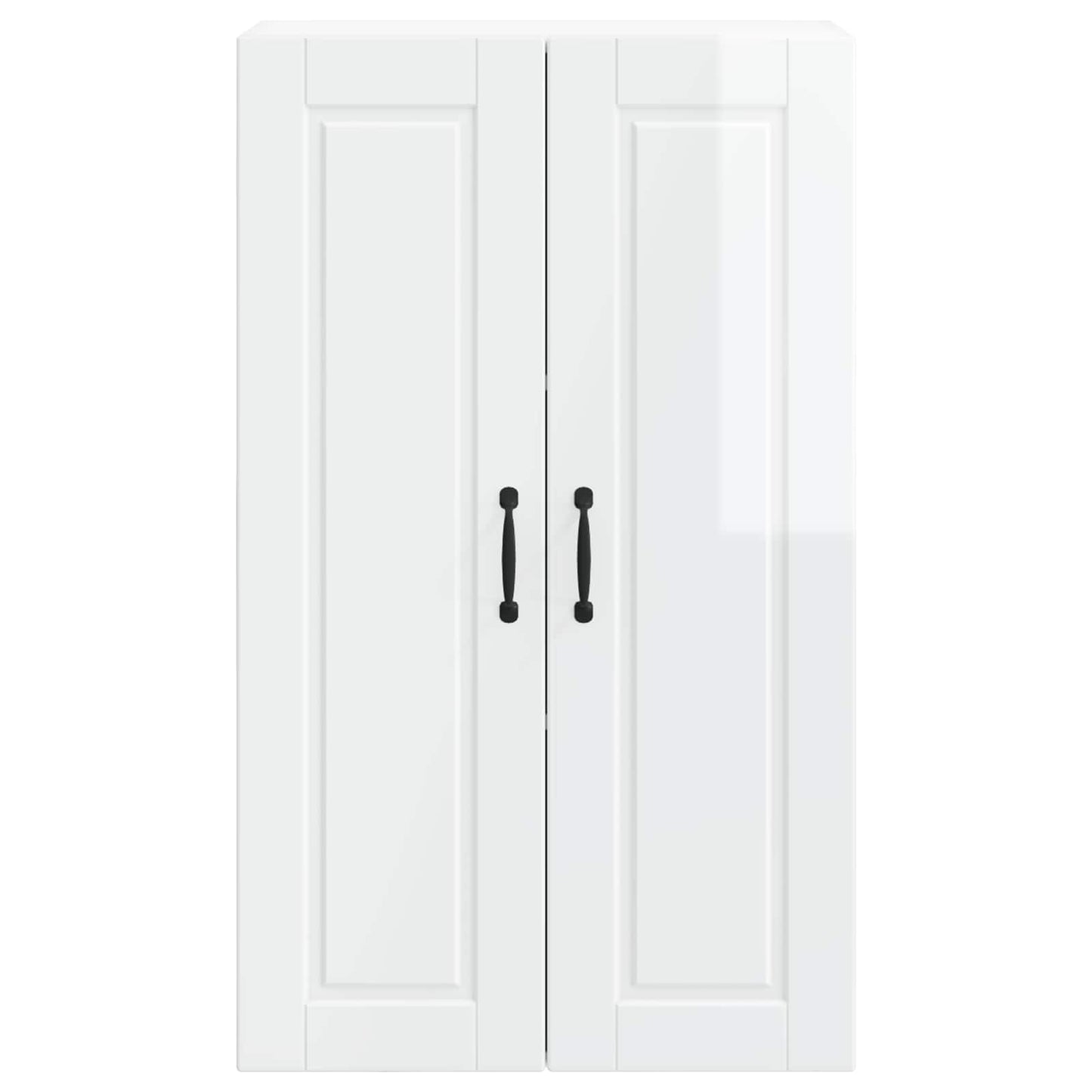 Wandschrank PORTO Hochglanz Weiß 60 x 31 x 100 cm Holzwerkstoff