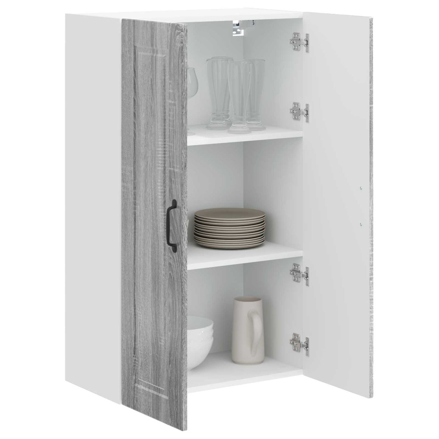 Wandschrank PORTO Graues Sonoma 60 x 31 x 100 cm Holzwerkstoff