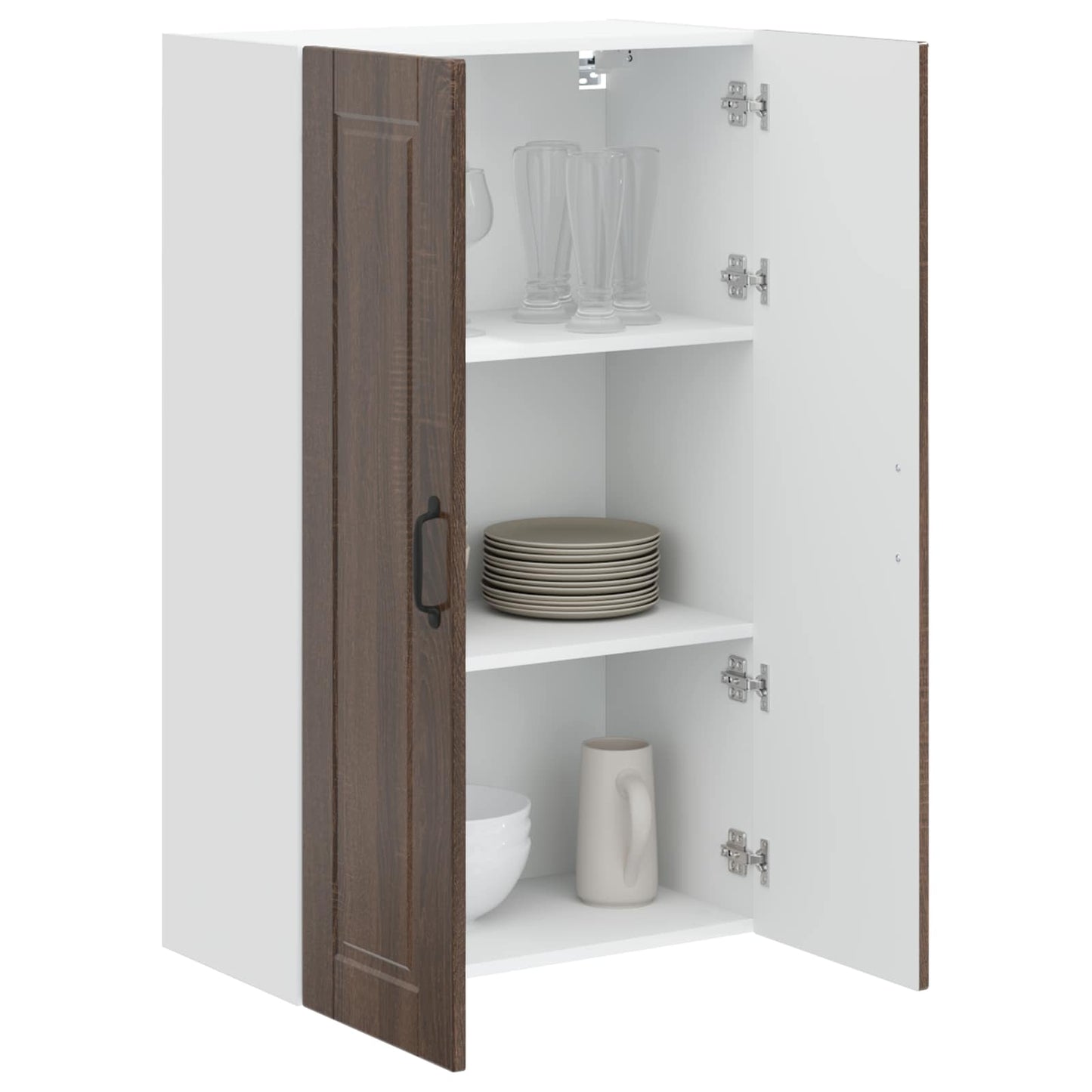 Wandschrank PORTO Braun Eichen-Optik 60 x 31 x 100 cm