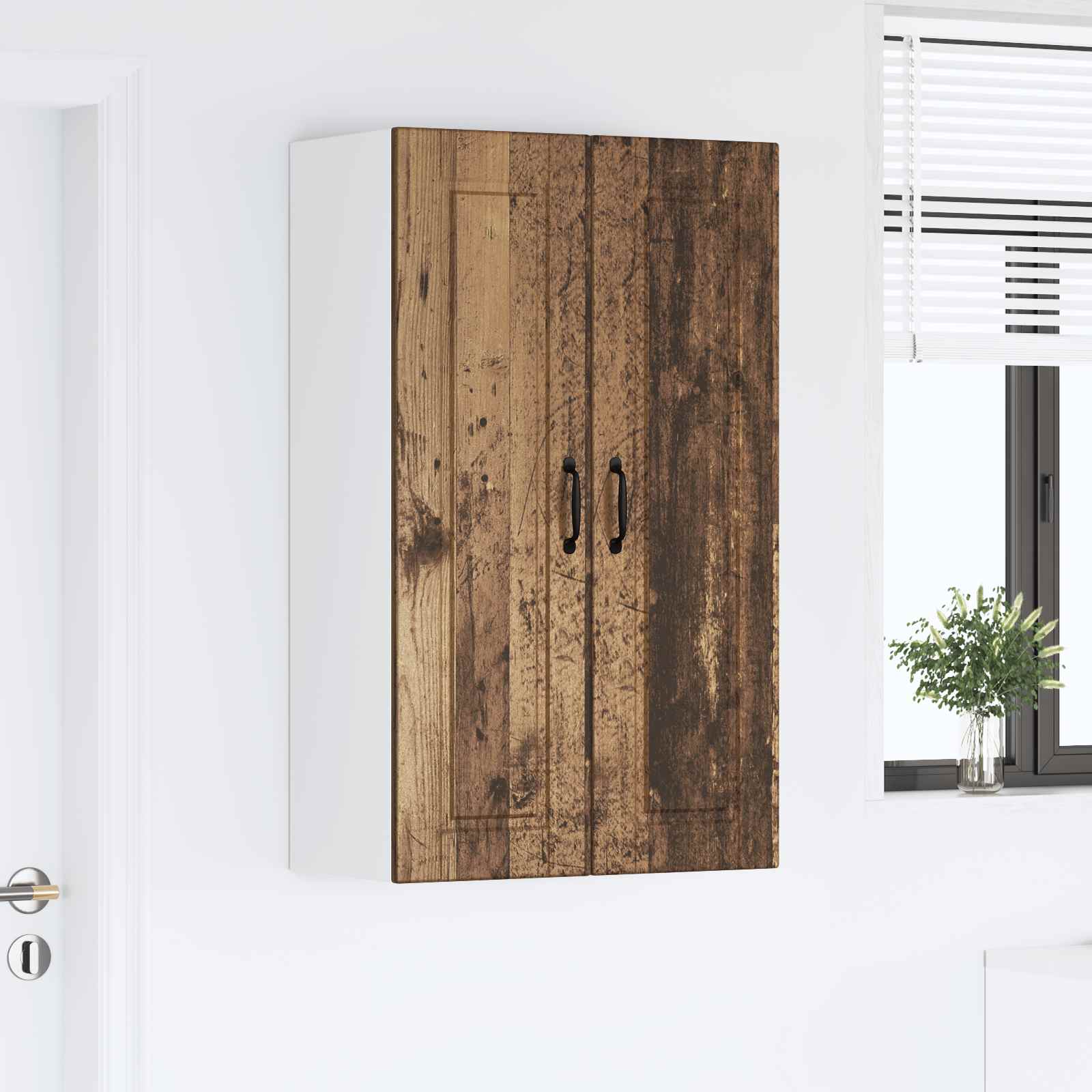 Wandschrank PORTO Altholz 60 x 31 x 100 cm Holzwerkstoff