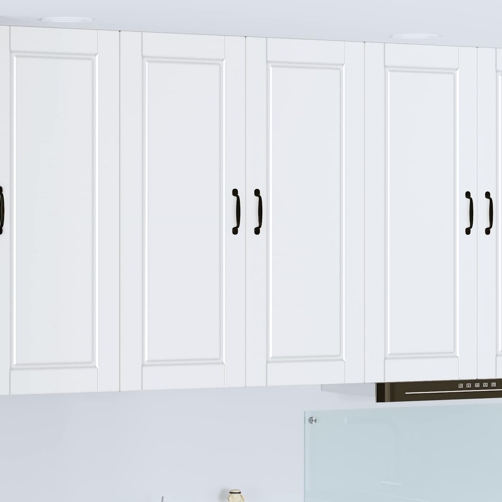 Wandschrank PORTO Weiß 80 x 31 x 100 cm Holzwerkstoff