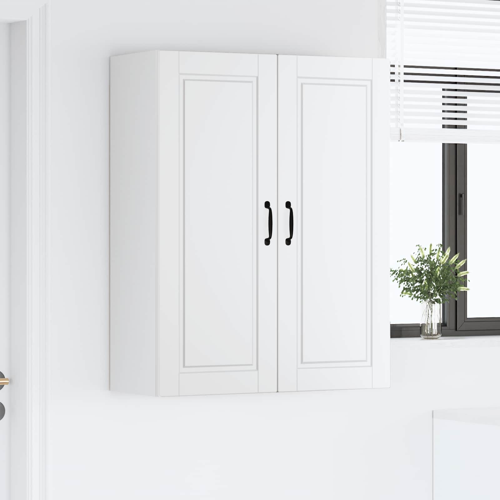 Wandschrank PORTO Weiß 80 x 31 x 100 cm Holzwerkstoff