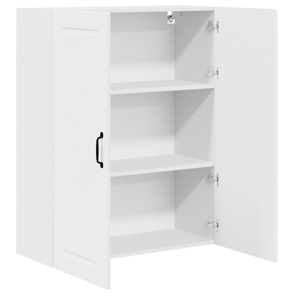 Küchenwandschrank mit Regal Weiß 80 x 31 x 100 cm Holzwerkstoff