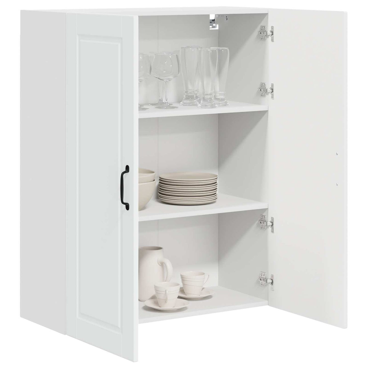 Wandschrank PORTO Weiß 80 x 31 x 100 cm Holzwerkstoff