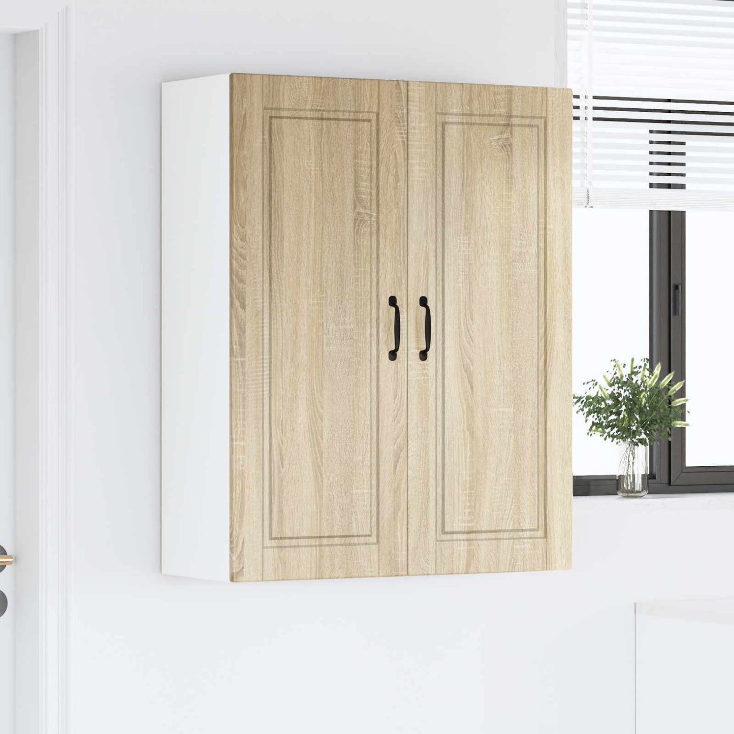 Wandschrank PORTO Sonoma-Eiche 80 x 31 x 100 cm Holzwerkstoff