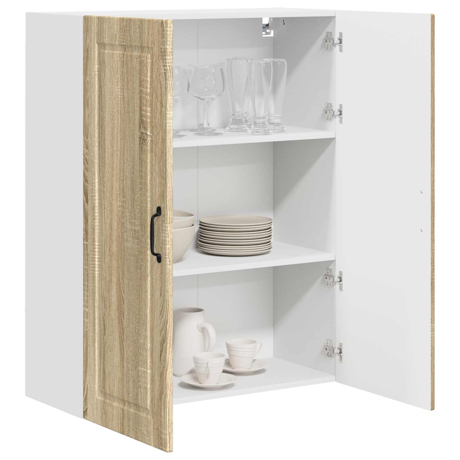 Wandschrank PORTO Sonoma-Eiche 80 x 31 x 100 cm Holzwerkstoff