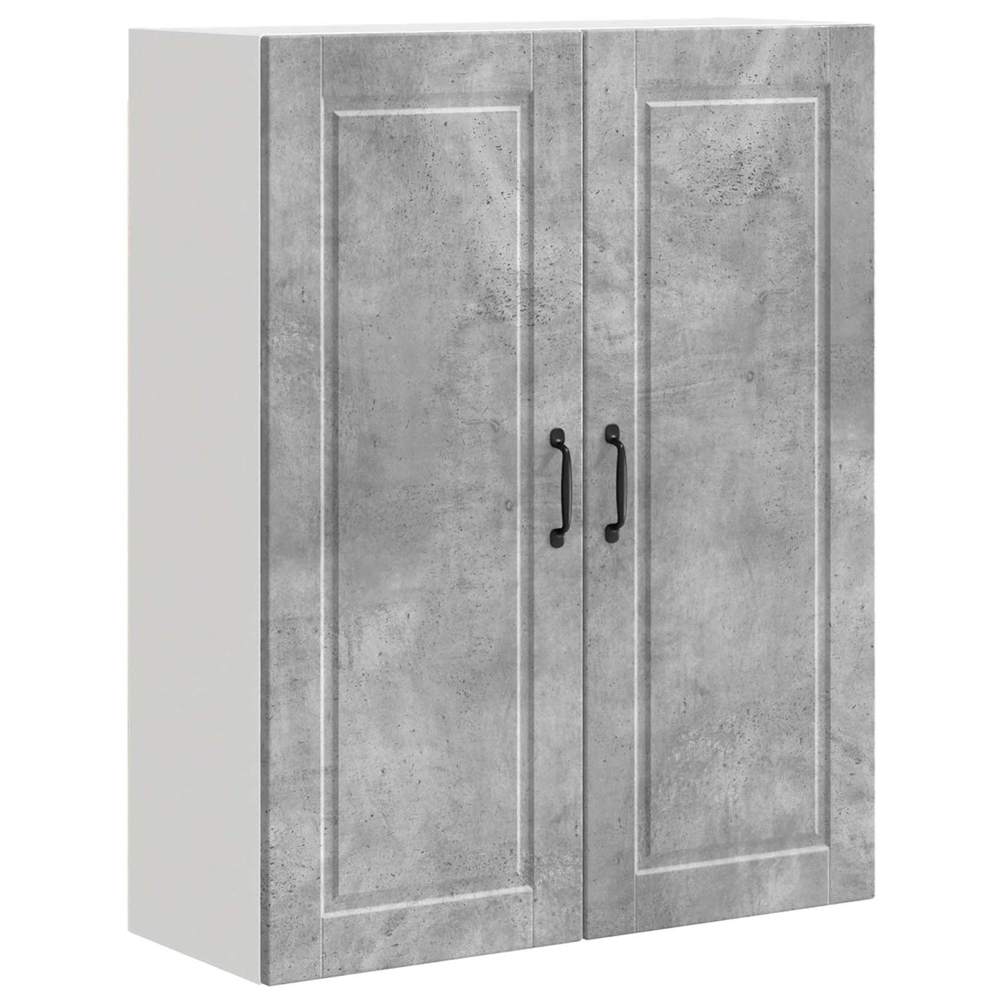 Wandschrank PORTO Beton Grau 80 x 31 x 100 cm Holzwerkstoff