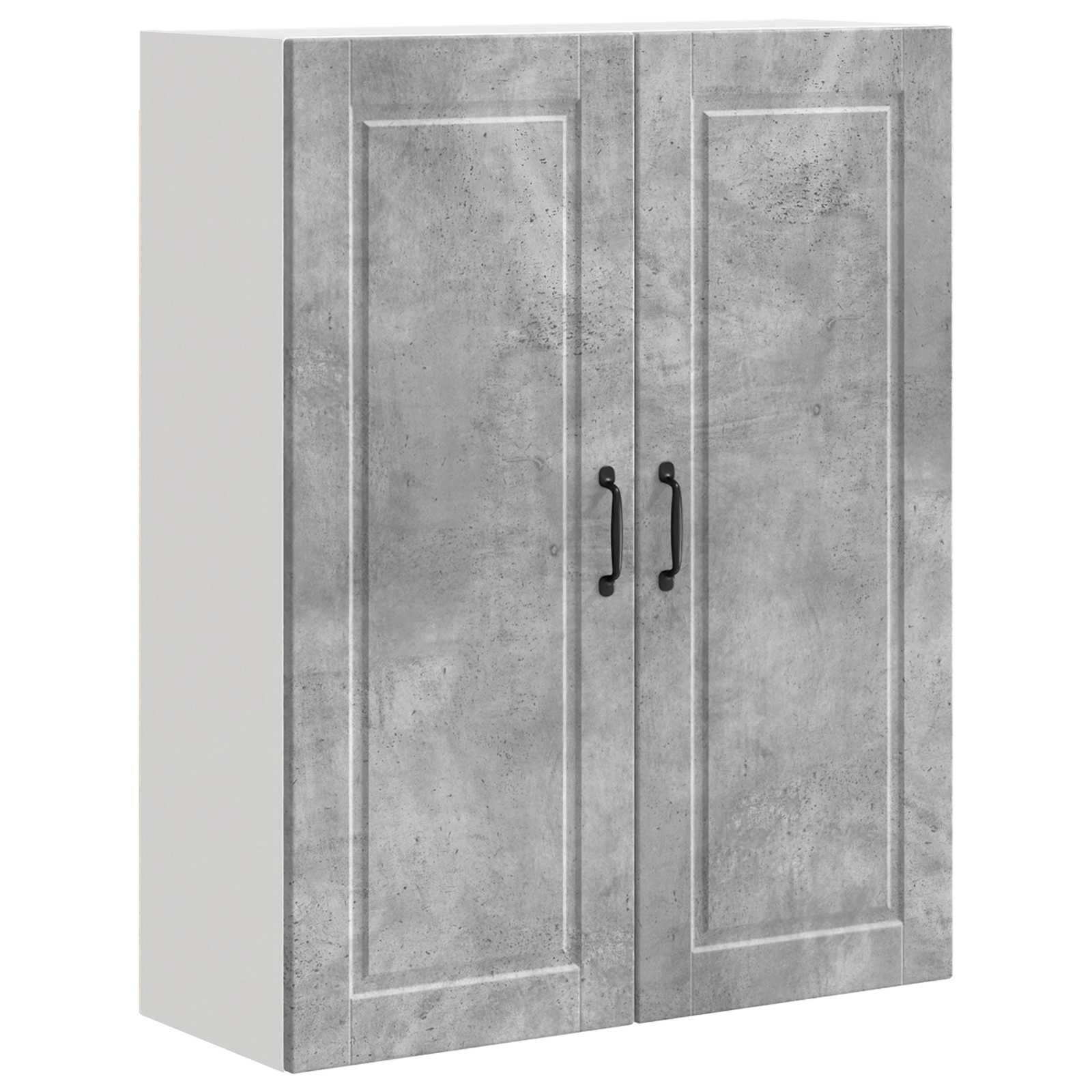 Wandschrank PORTO Beton Grau 80 x 31 x 100 cm Holzwerkstoff