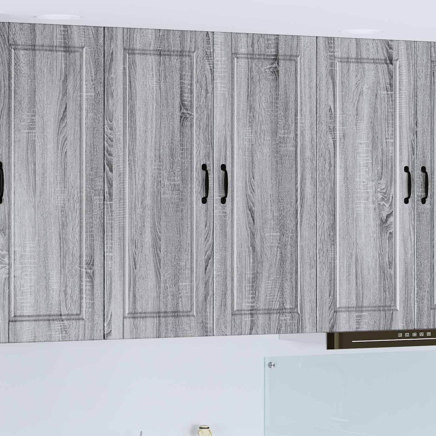 Wandschrank PORTO Graues Sonoma 80 x 31 x 100 cm Holzwerkstoff