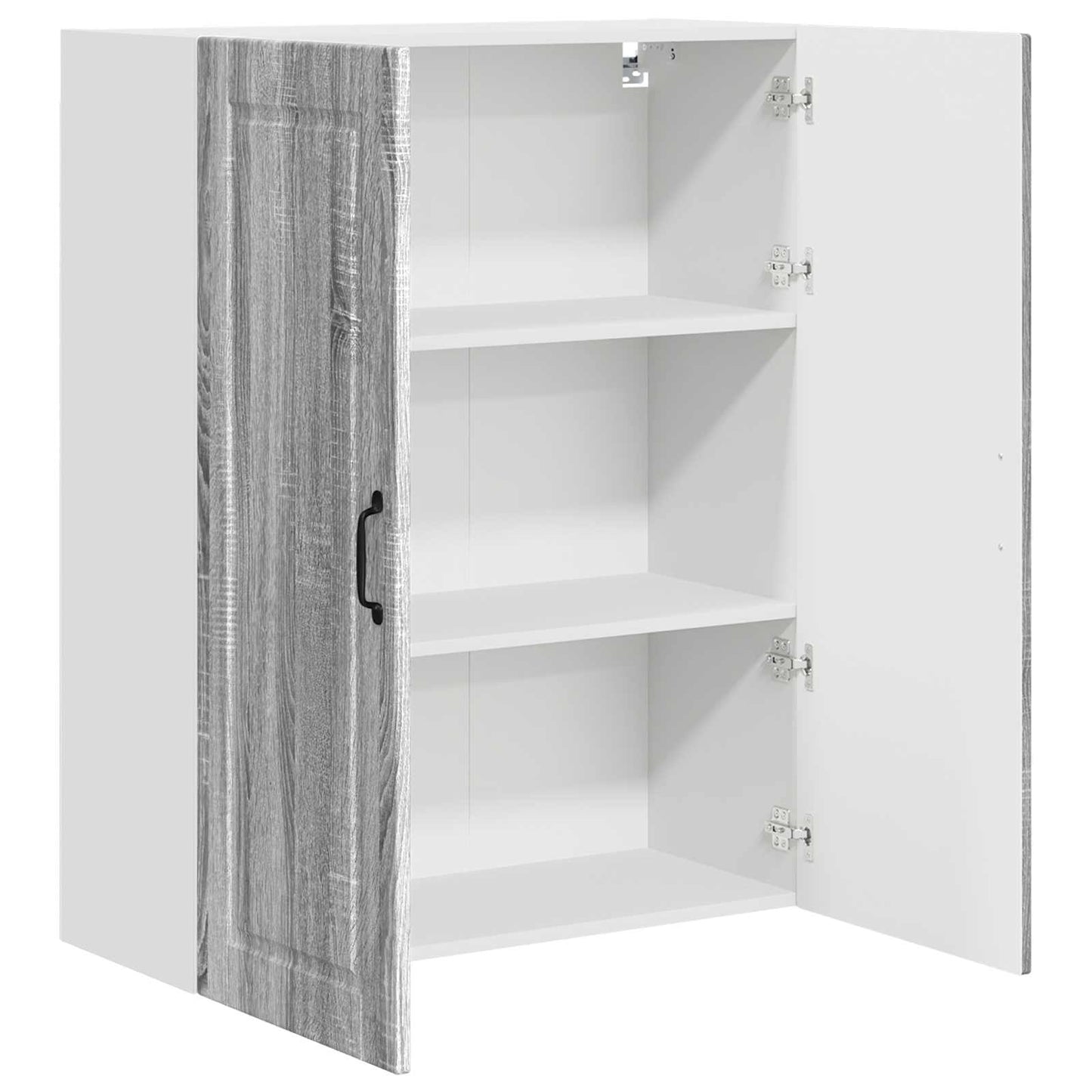 Wandschrank PORTO Graues Sonoma 80 x 31 x 100 cm Holzwerkstoff