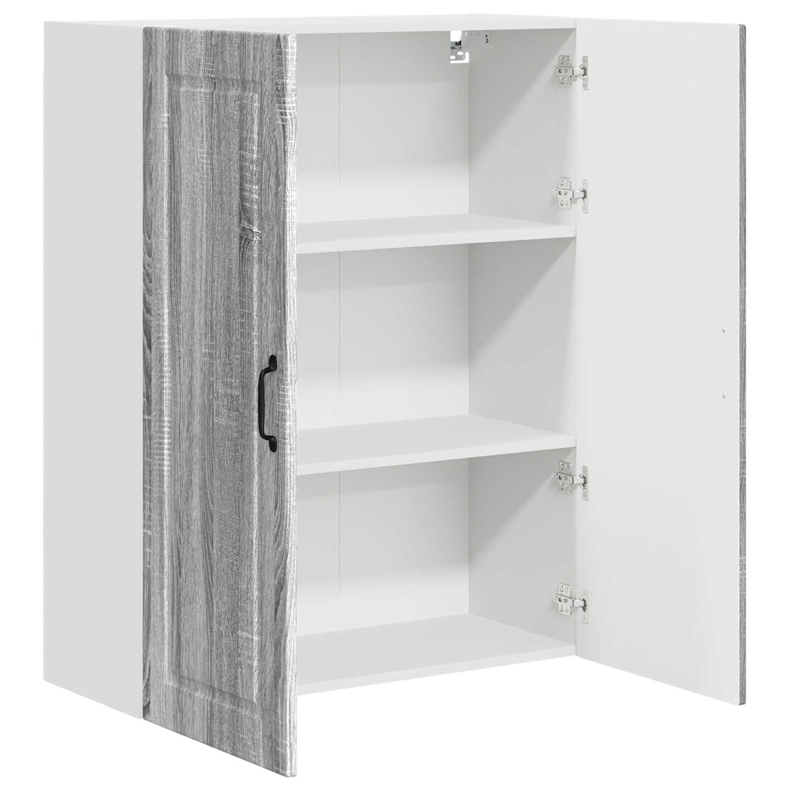 Wandschrank PORTO Graues Sonoma 80 x 31 x 100 cm Holzwerkstoff